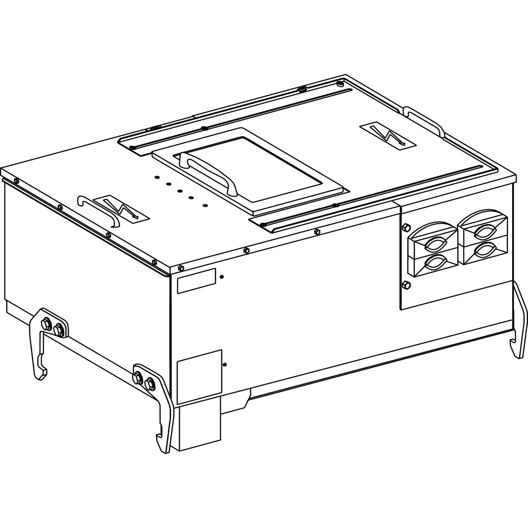 Schneider Electric KH063SD9502 KH Outlet Box 630A - JM Fuse Load Carrier - 3L+PEN, Arc-Resistant (img_002) Schneider Electric KH063SD9502 KH Outlet Box 630A - JM Fuse Load Carrier - 3L+PEN, Arc-Resistant (img_002)