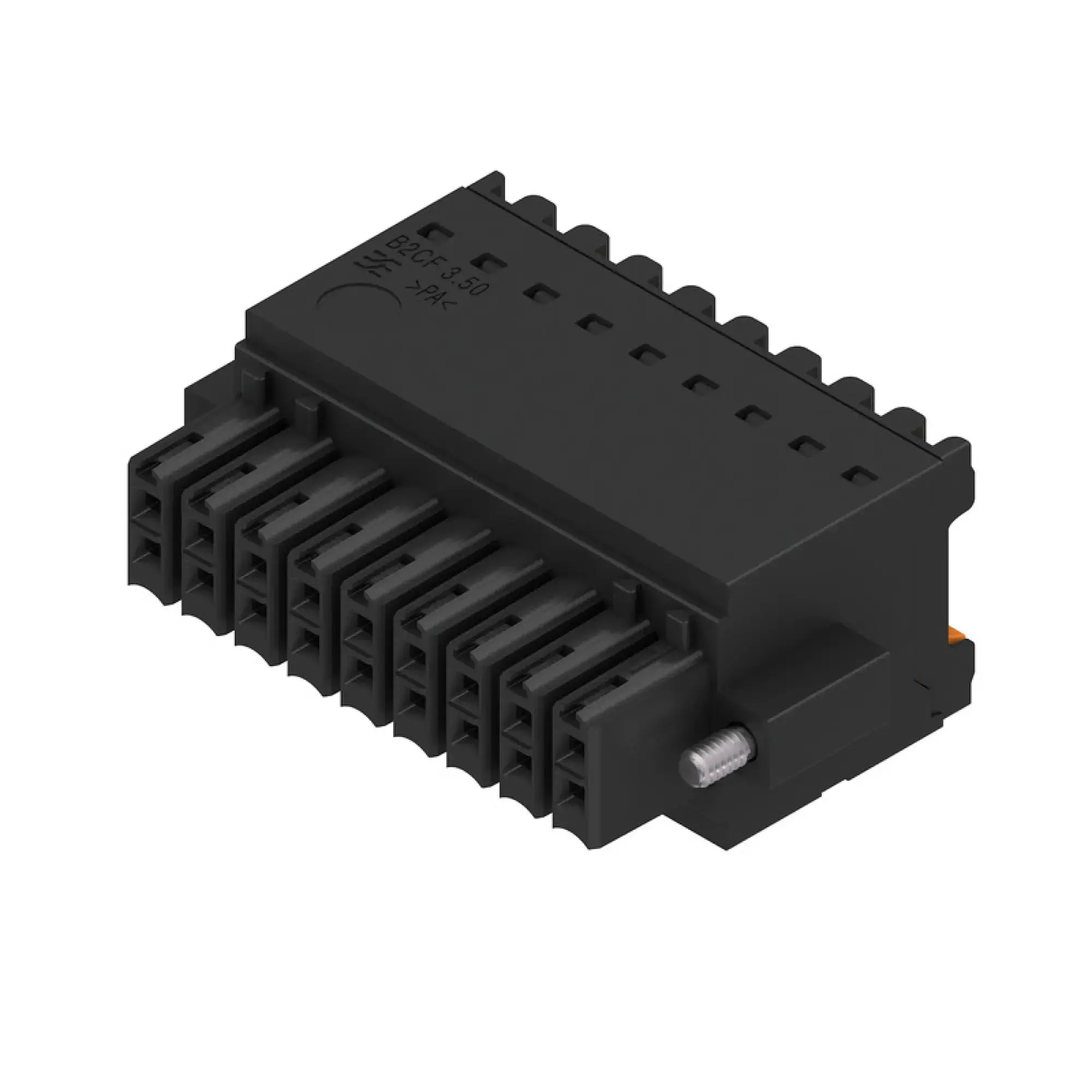 Weidmüller 1277930000 PCB connector (wire connection), 160 V, 13.4 A, Pitch in mm: 3.50, 1.5 mm², Number of poles: 18, PUSH IN with actuator, Box (img_001)