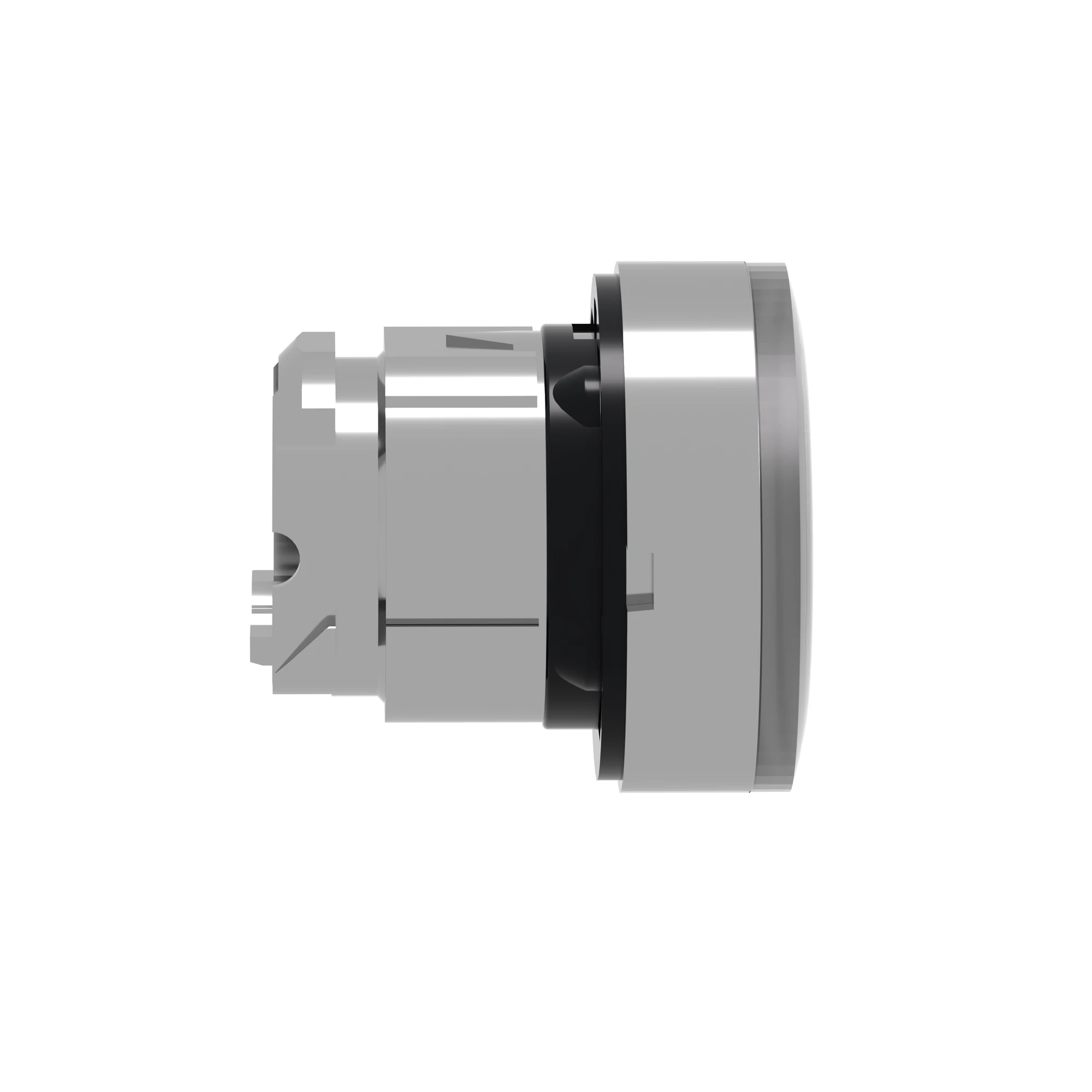 Schneider Electric ZB4BW913 Illuminated push button, front element, Harmony XB4, metal, 22mm, white, illuminated ring, for universal LED (img_004)