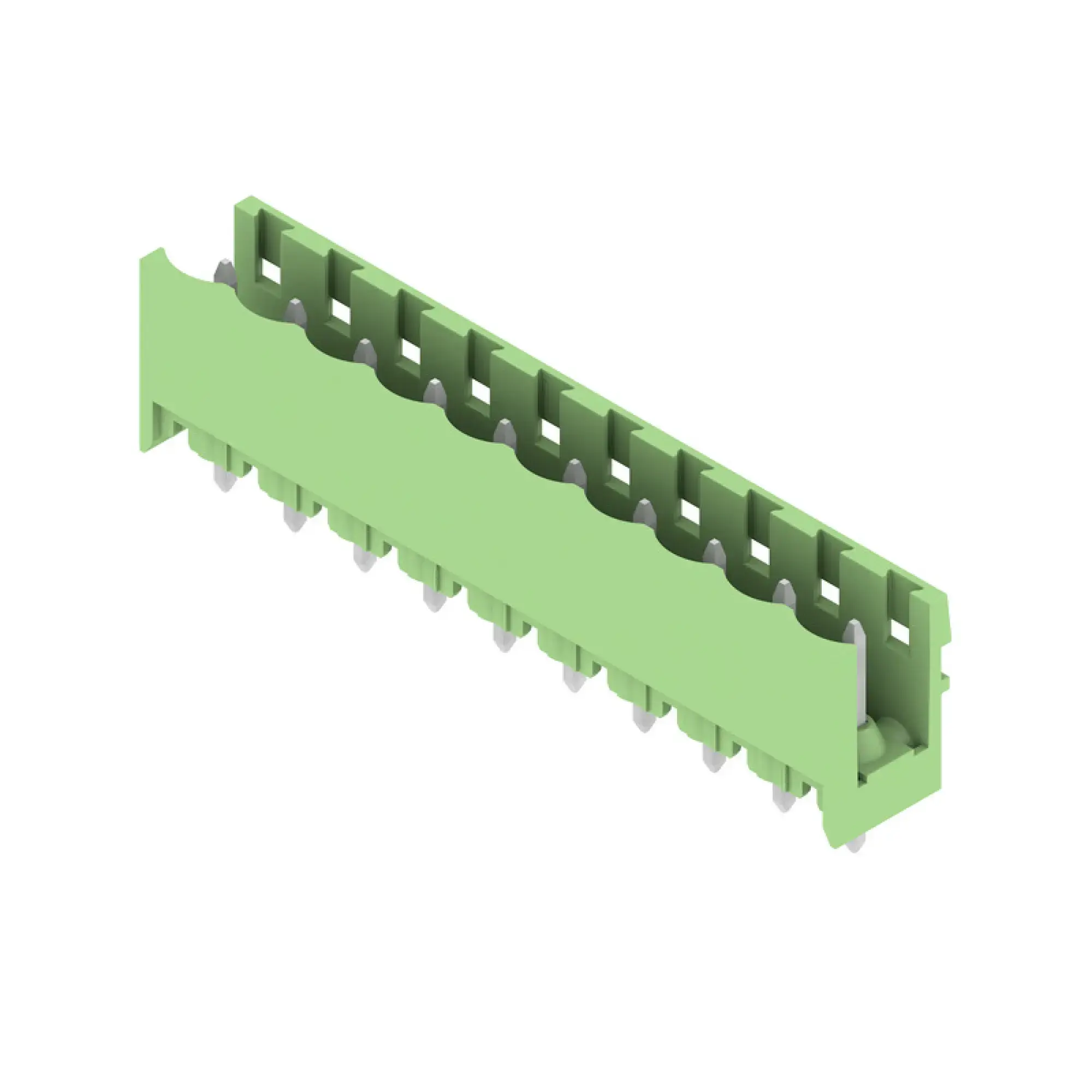 Weidmüller 1401880000 PCB connector (board connection), 320 V, 24 A, Pitch in mm: 5.08, Number of poles: 10, THT solder connection, Box (img_001)