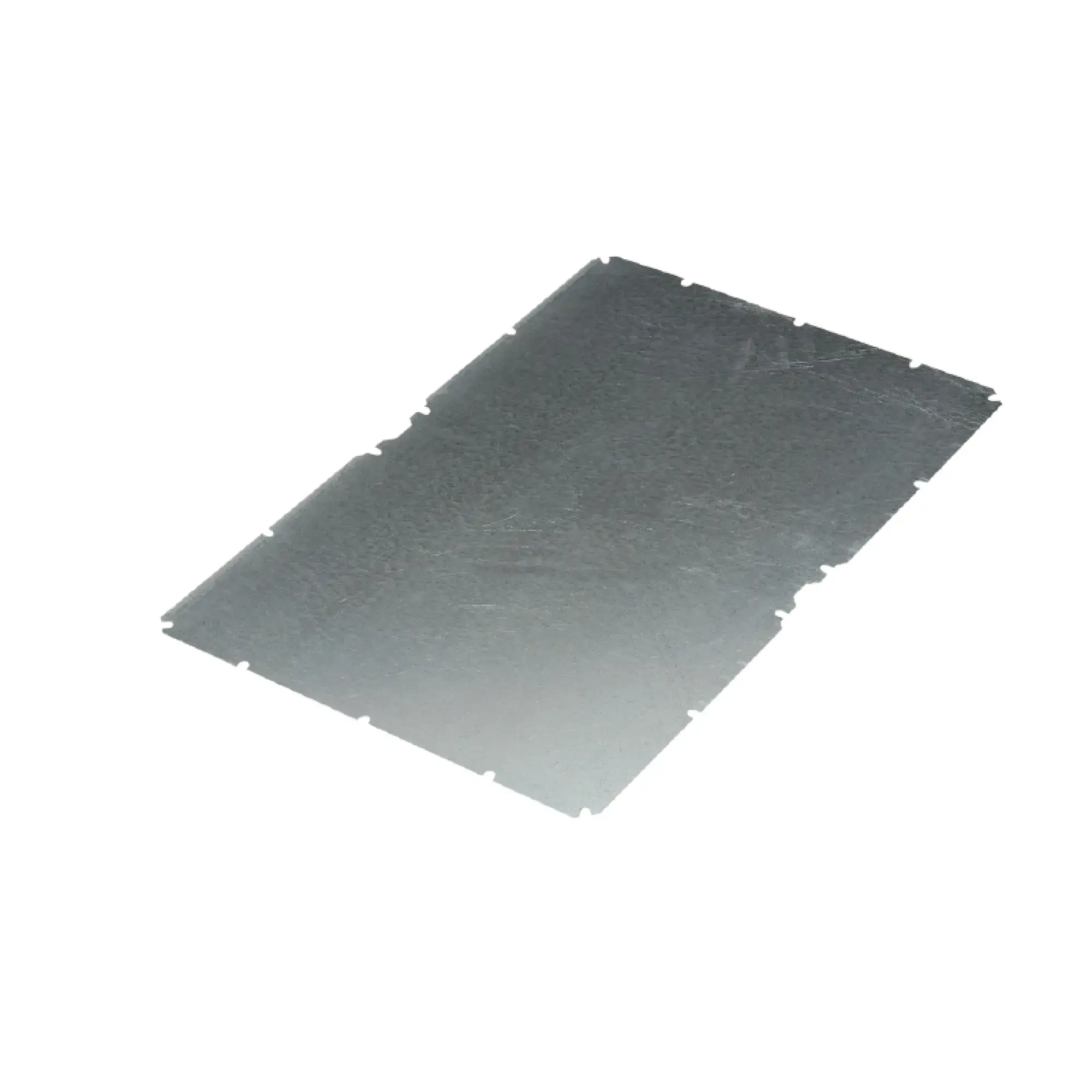 Weidmüller 9535980000 Mounting plate (Housing), FPC (polycarbonate empty enclosure), Mounting plate, 560 x 360 x 1.5 mm, Sheet steel, galvanized, silver (img_001)