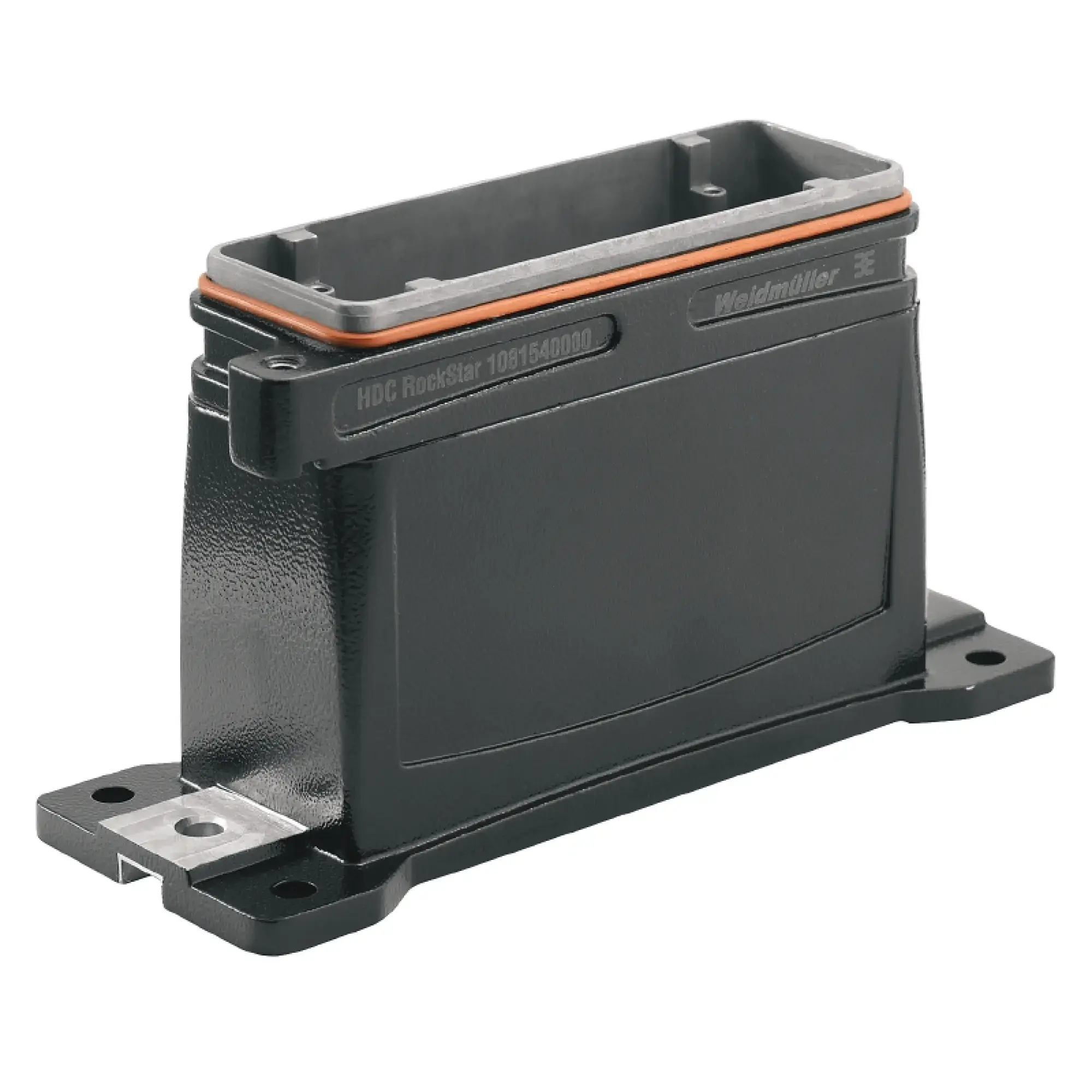 Weidmüller 1081450000 Housing (industry plug-in connectors), Base housing, Clamping yoke connection, Size: 8, IP68 (in plugged condition), IP69K, IP66 (in plugged condition (img_001)
