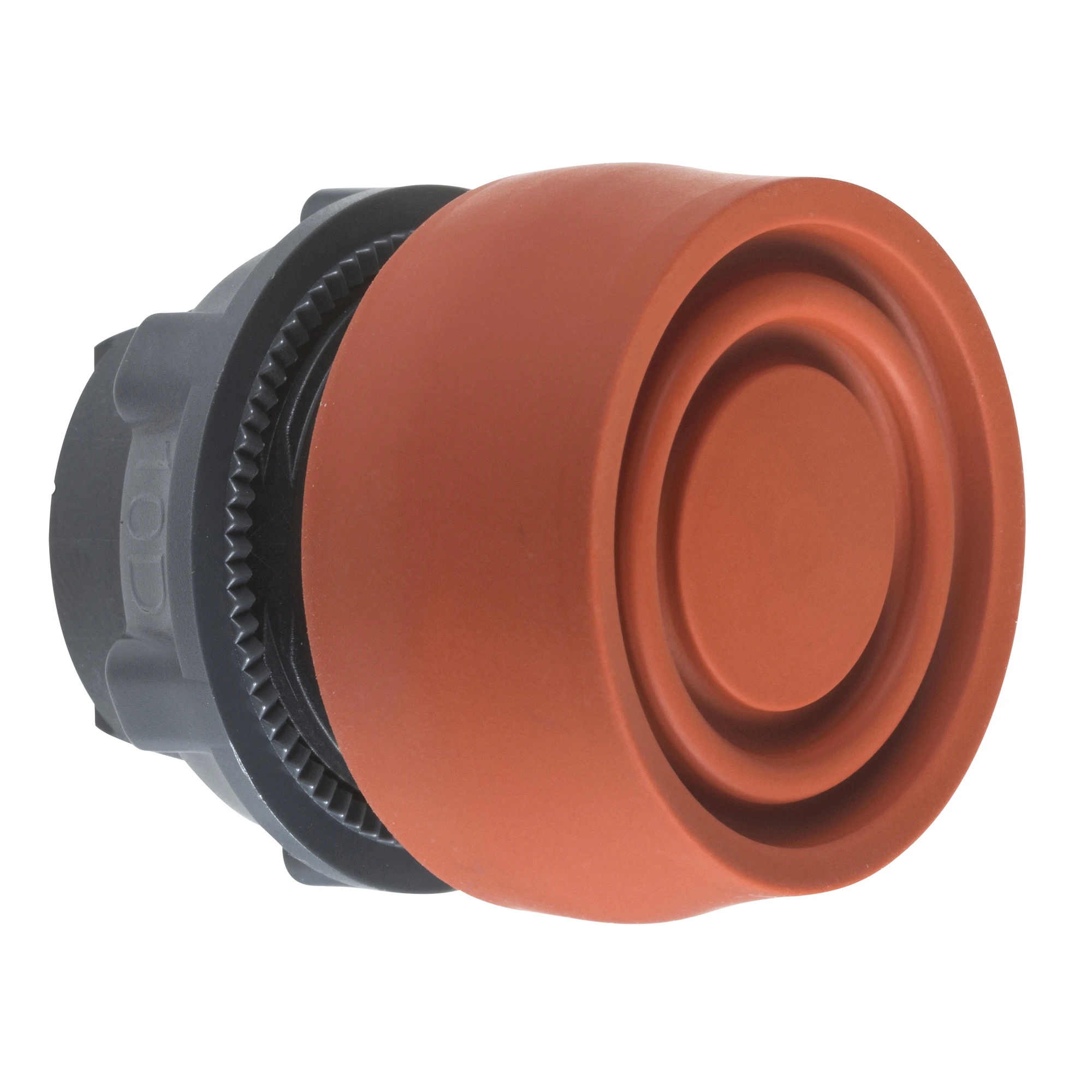 Schneider Electric ZB5AP4S Push Button, Front Element, Harmony XB5, Plastic, 22mm, Red, Unlabeled, Momentary, with Protective Cap (img_001)