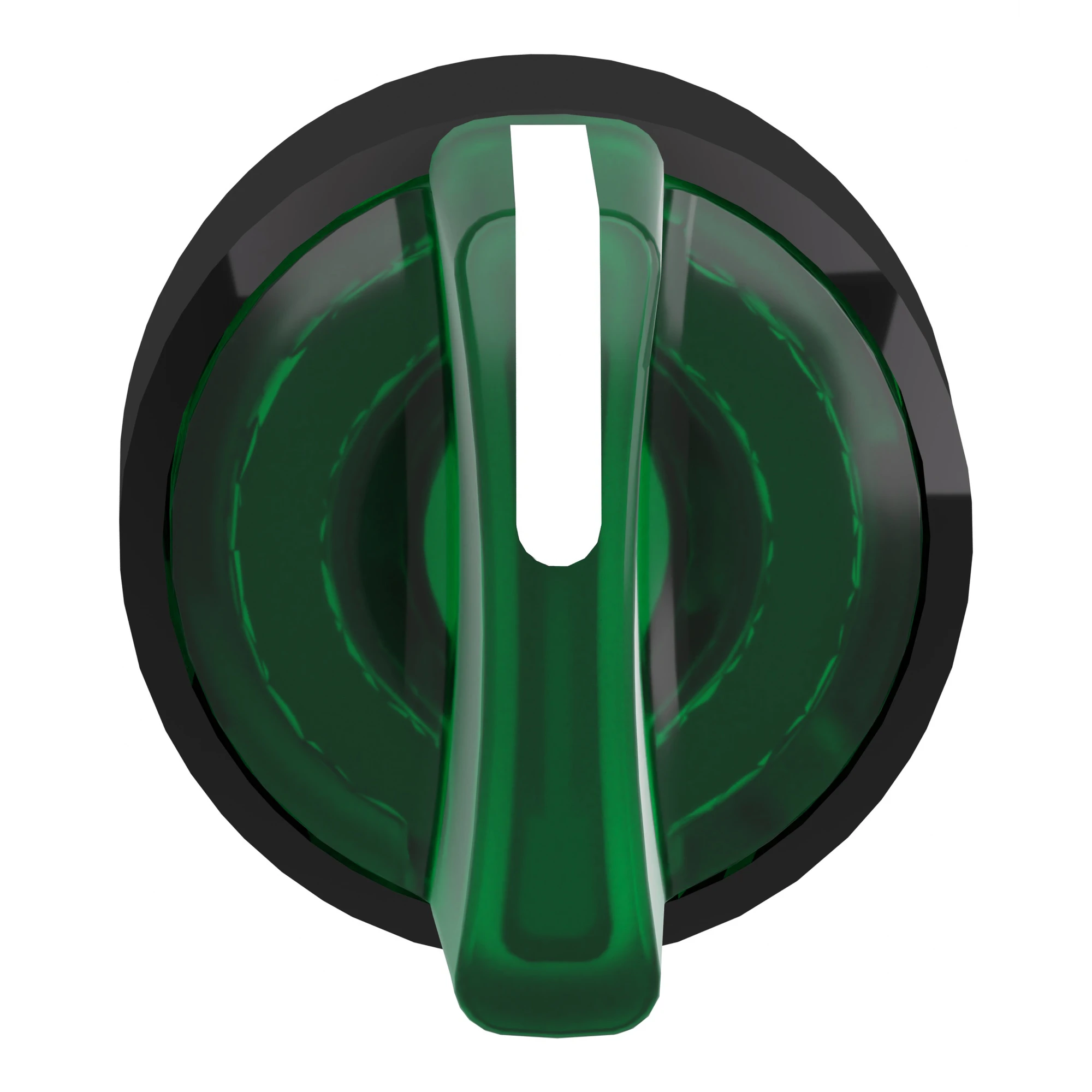 Schneider Electric ZB4BK13337 Illuminated selector switch, front element, Harmony XB4, black metal, 22mm, green, for universal LED, 3 positions, latching (img_004)