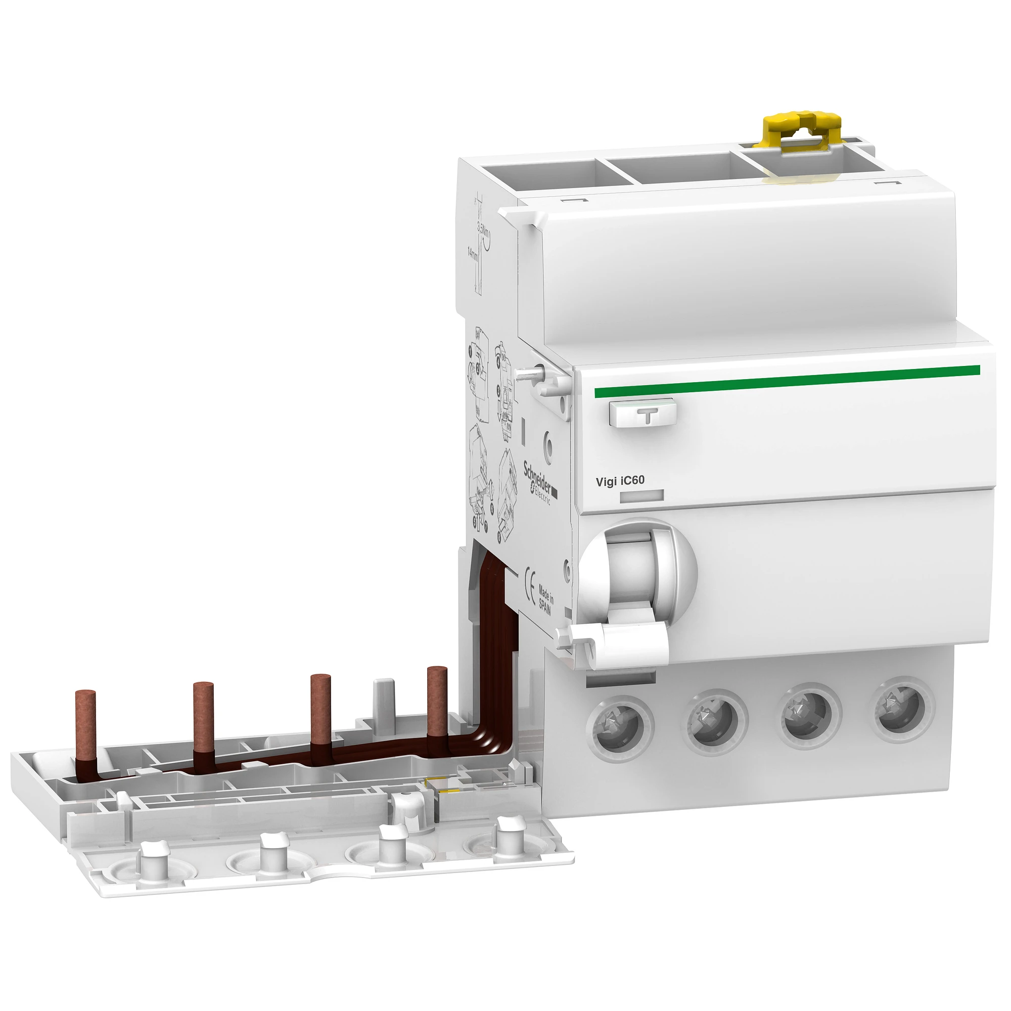 Schneider Electric A9V61463 RCD Block Vigi iC60L, 4P, 63A, 30mA, Type A, SI (img_001) Schneider Electric A9V61463 RCD Block Vigi iC60L, 4P, 63A, 30mA, Type A, SI (img_001)