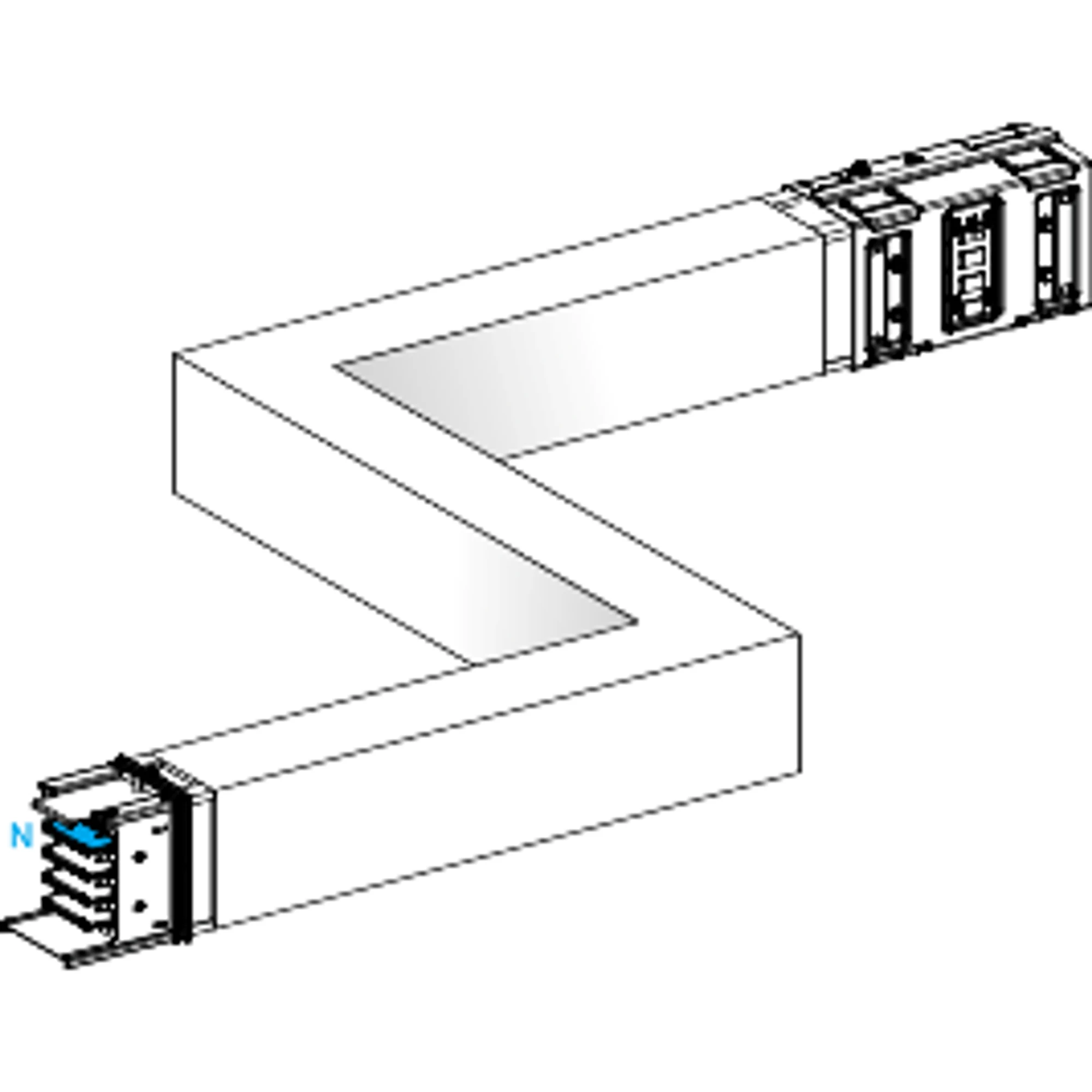 Schneider Electric KSA630DZCG43A KSA Z-Element, 630A, vertically aligned, left-right, selectable length (img_001)