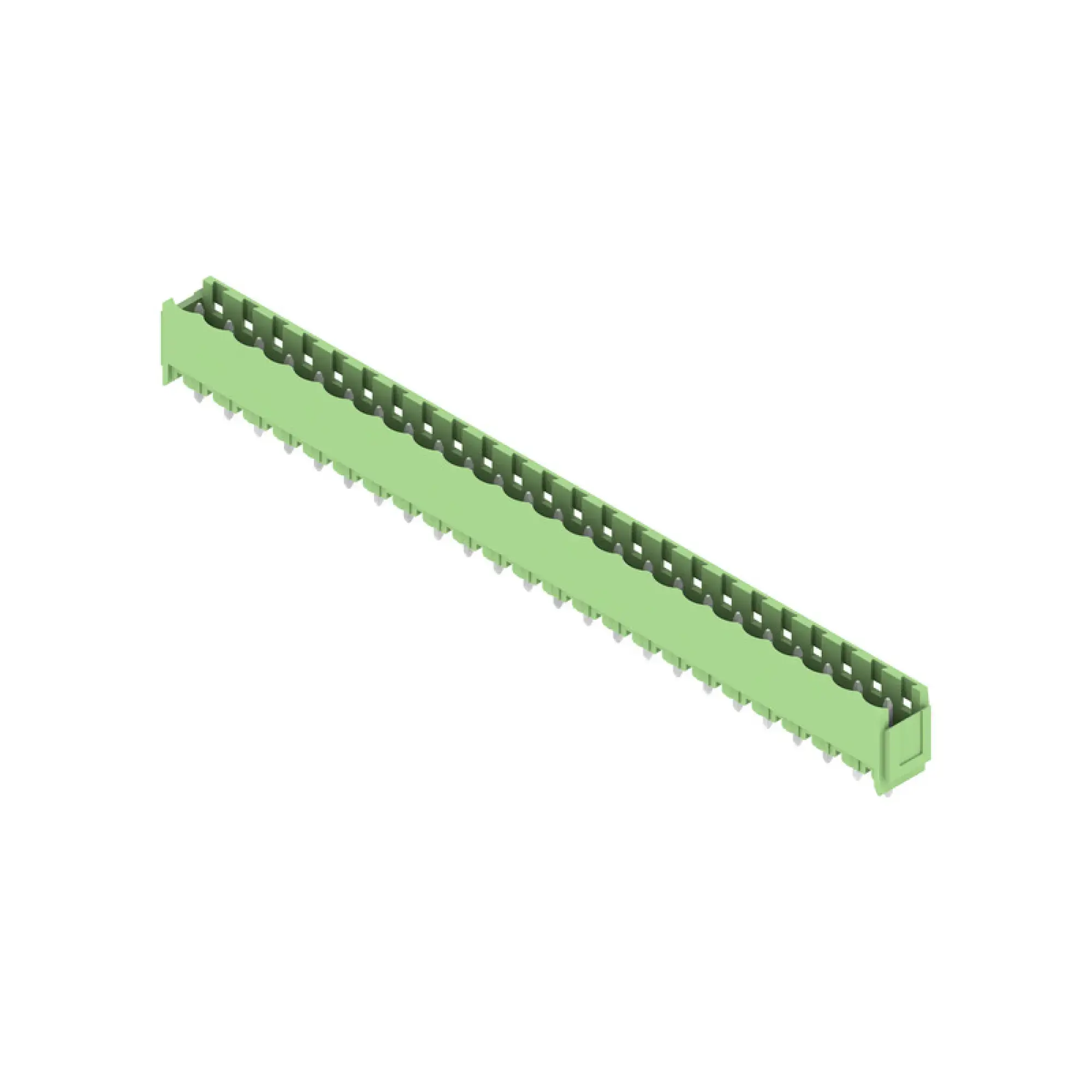 Weidmüller 2018100000 PCB connector (board connection), 320 V, 24 A, Pitch in mm: 5.08, Number of poles: 24, THT solder connection, Box (img_001)