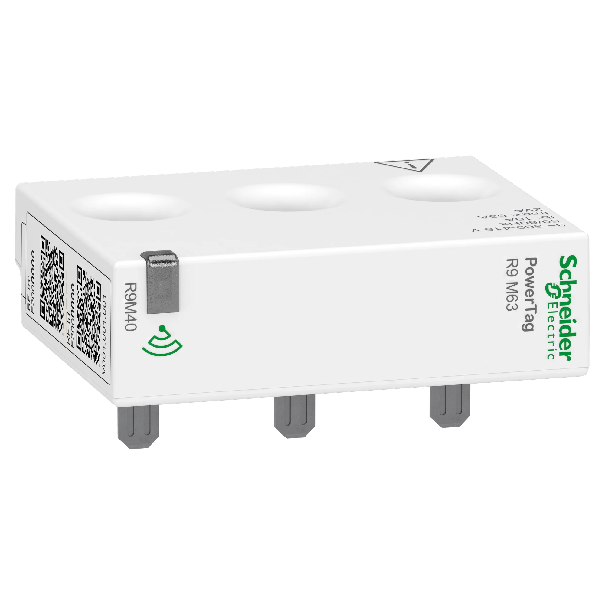 Schneider Electric R9M40 PowerTag Resi9 M63, 3P, Installation on Top or Bottom, Connection with the Wiser Hub (img_001)