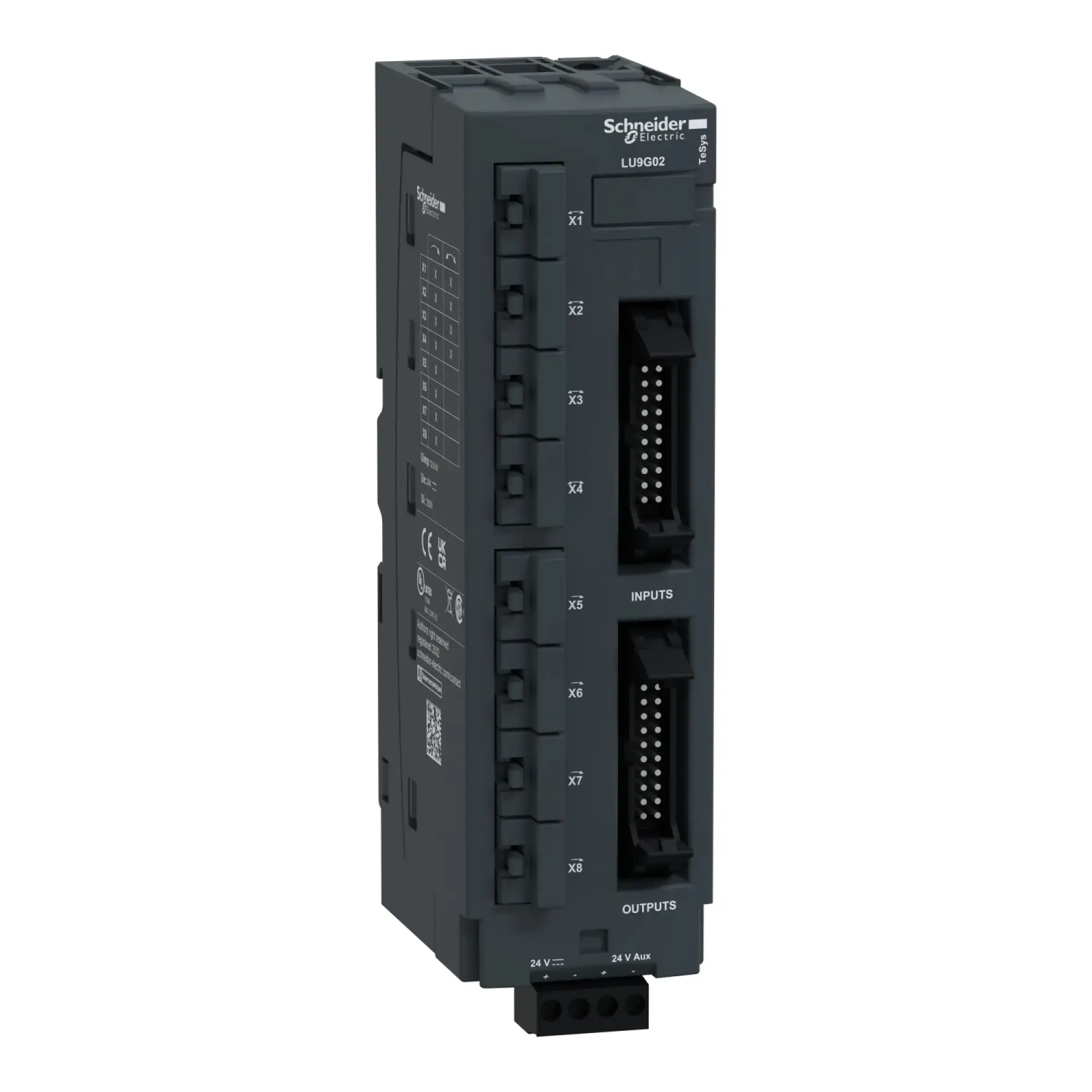 Schneider Electric LU9G02 Distribution module for 8 motor outputs TeSys U, 8 RJ45, 2 HE10 PLC side, 24 V DC (img_002)