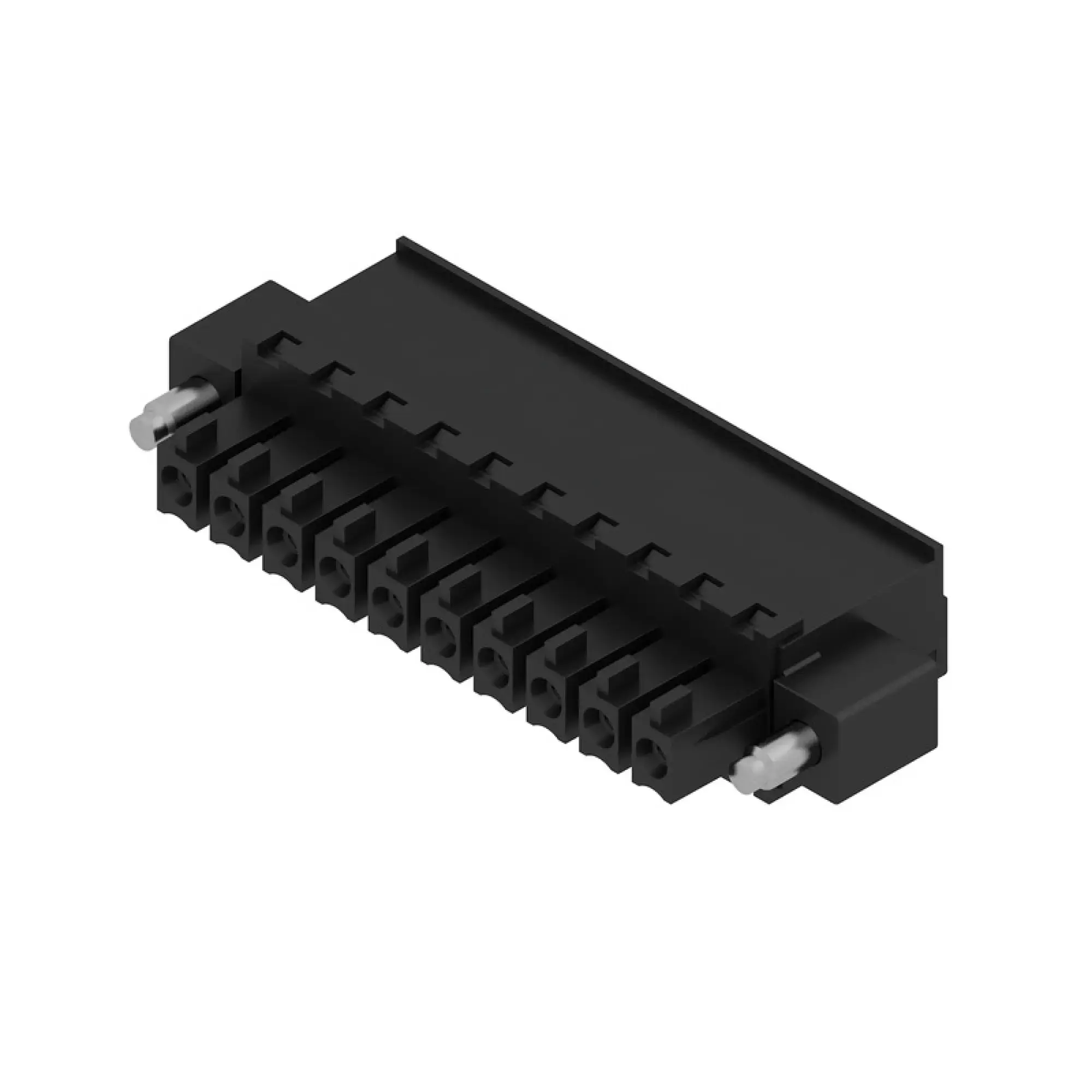 Weidmüller 1799140000 PCB connector (wire connection), 160 V, 17.5 A, Pitch in mm: 3.81, 1.5 mm², Number of poles: 10, Clamping yoke connection, Box (img_001)