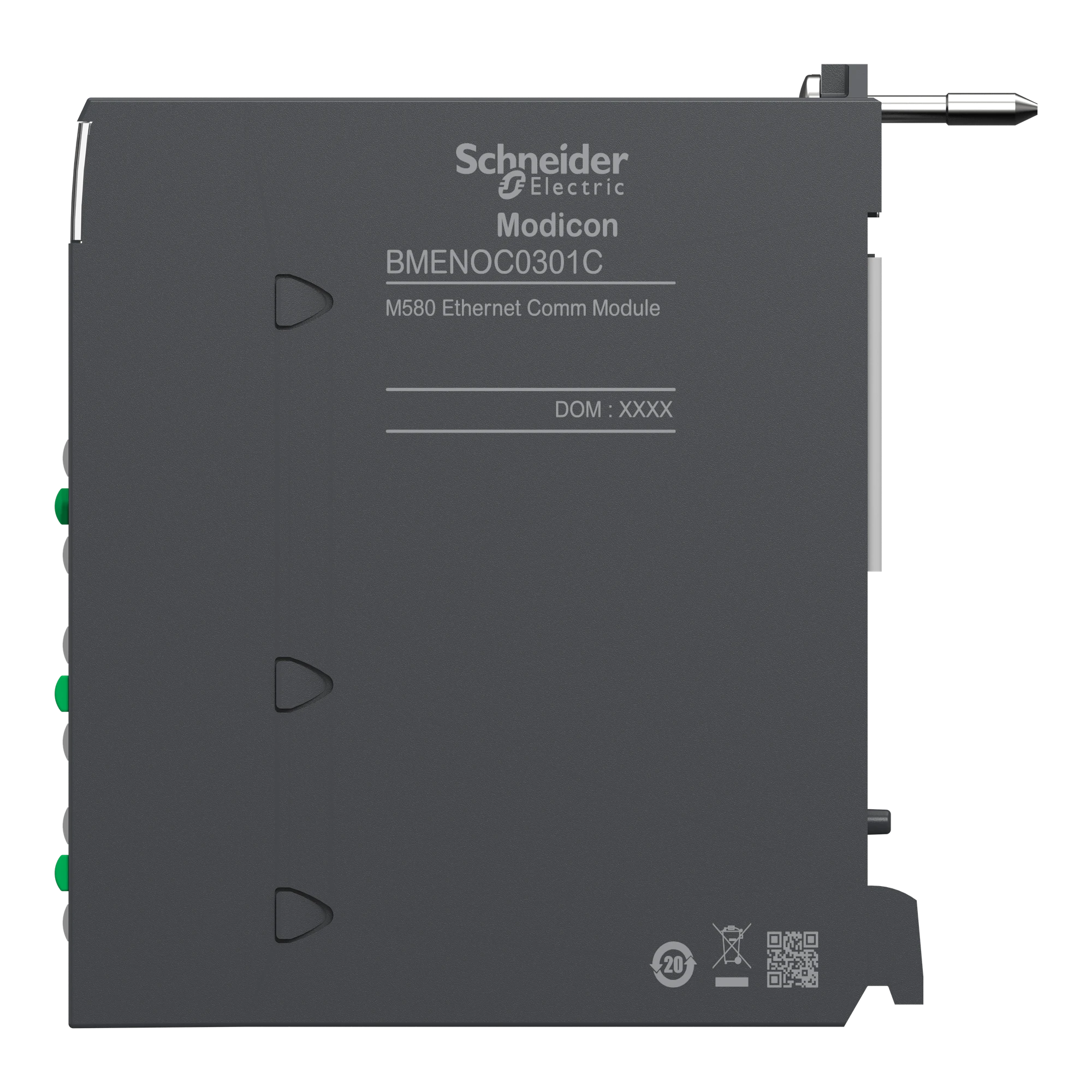 Schneider Electric BMENOC0301C Modicon M580 Ethernet Module, Switch, EtherNet/IP, Modbus TCP, IO Scanner, Conformal Coating (img_007)