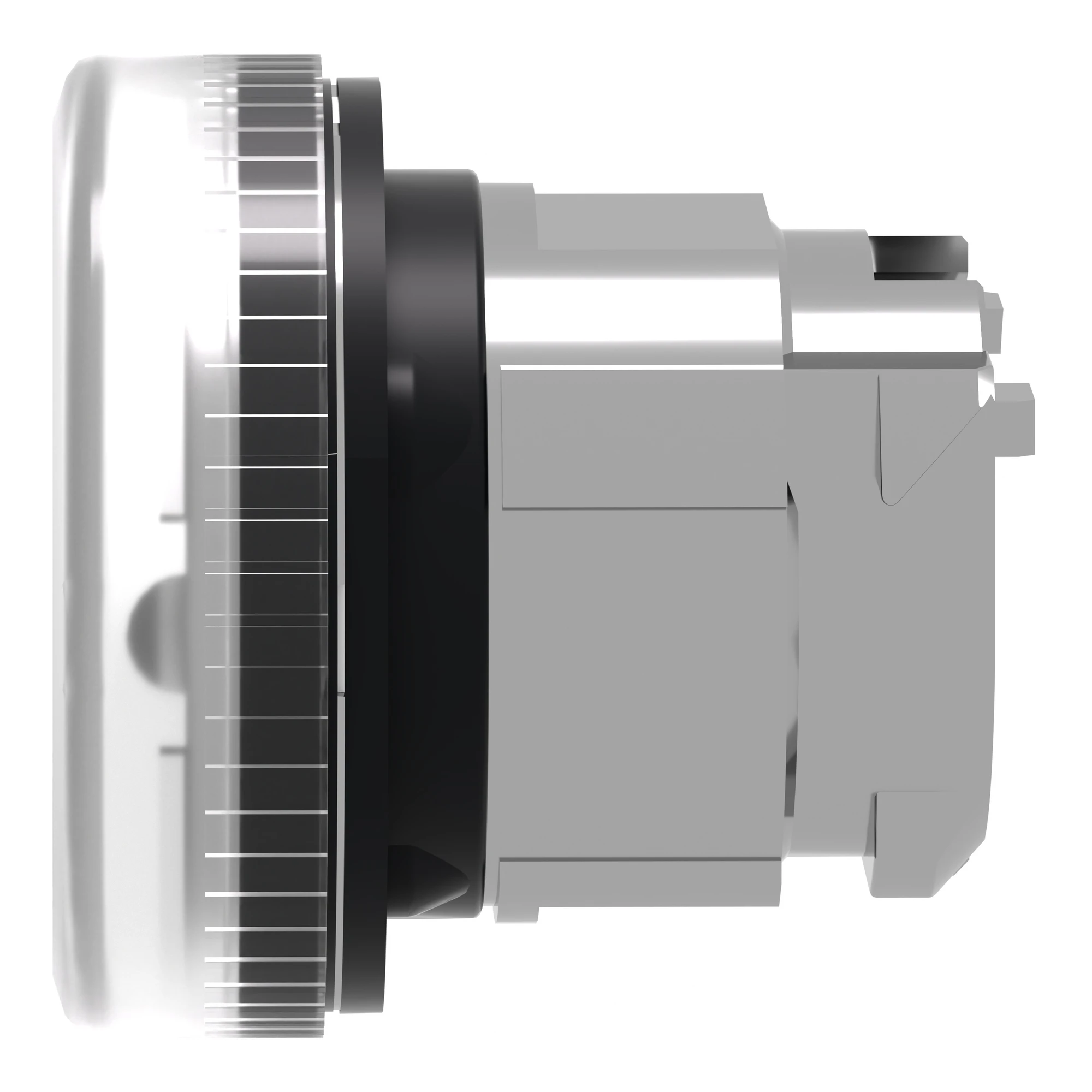 Schneider Electric ZB4BV01 Indicator light, Front element, Harmony XB4, Metal, 22mm, white, for incandescent bulb BA9s, smooth calotte (img_006)