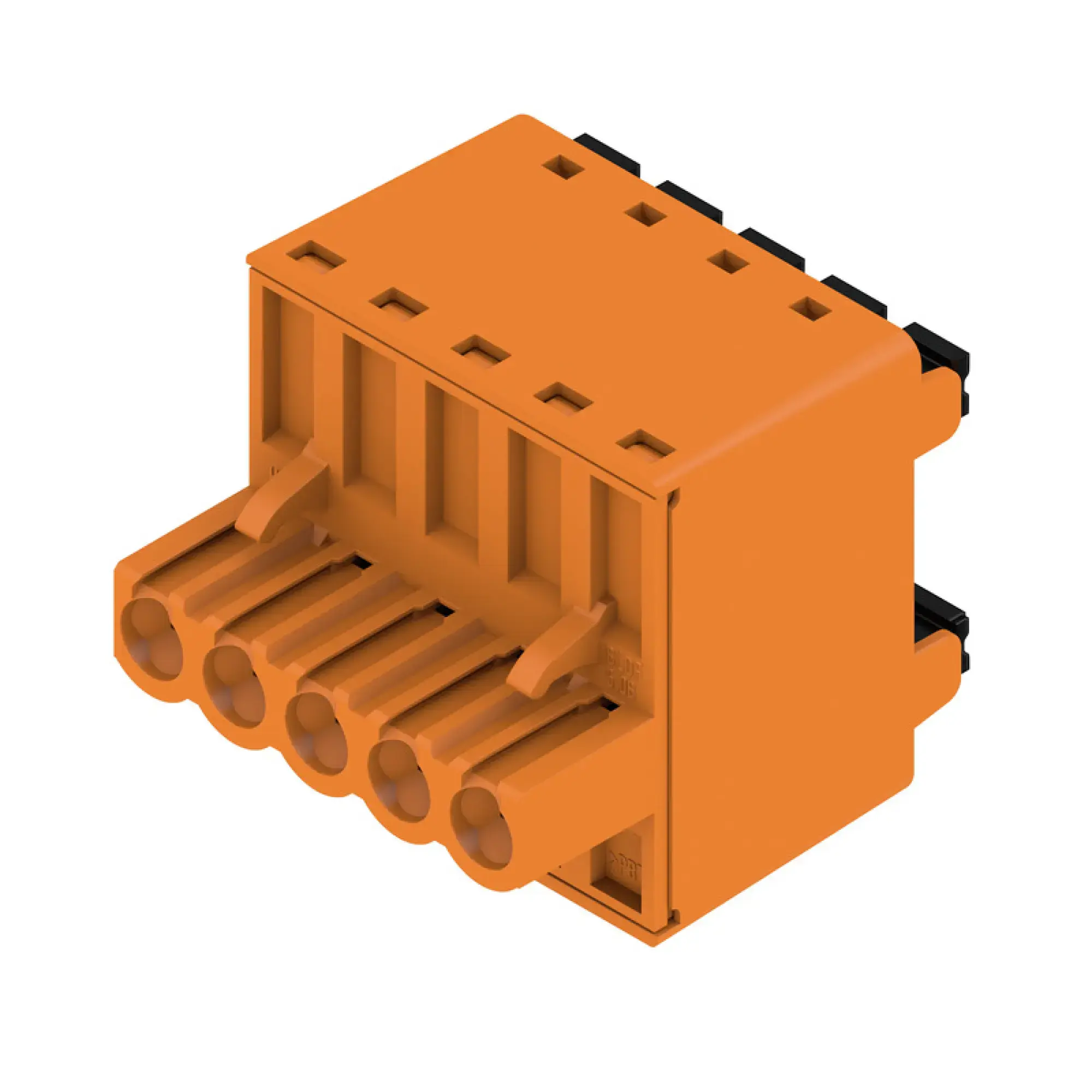Weidmüller 1001180000 PCB connector (wire connection), 320 V, 20.8 A, Pitch in mm: 5.08, 3.31 mm², Number of poles: 5, PUSH IN with actuator, Box (img_001)