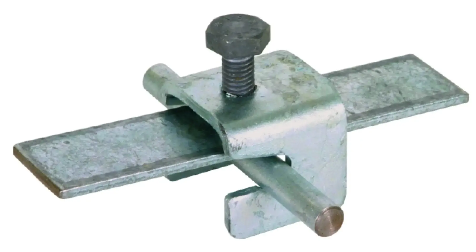 Dehn 308026 Connecting clamp, St/tZn for building reinforcements for Rd 6-10mm/Fl 30mm (img_001) Dehn 308026 Connecting clamp, St/tZn for building reinforcements for Rd 6-10mm/Fl 30mm (img_001)