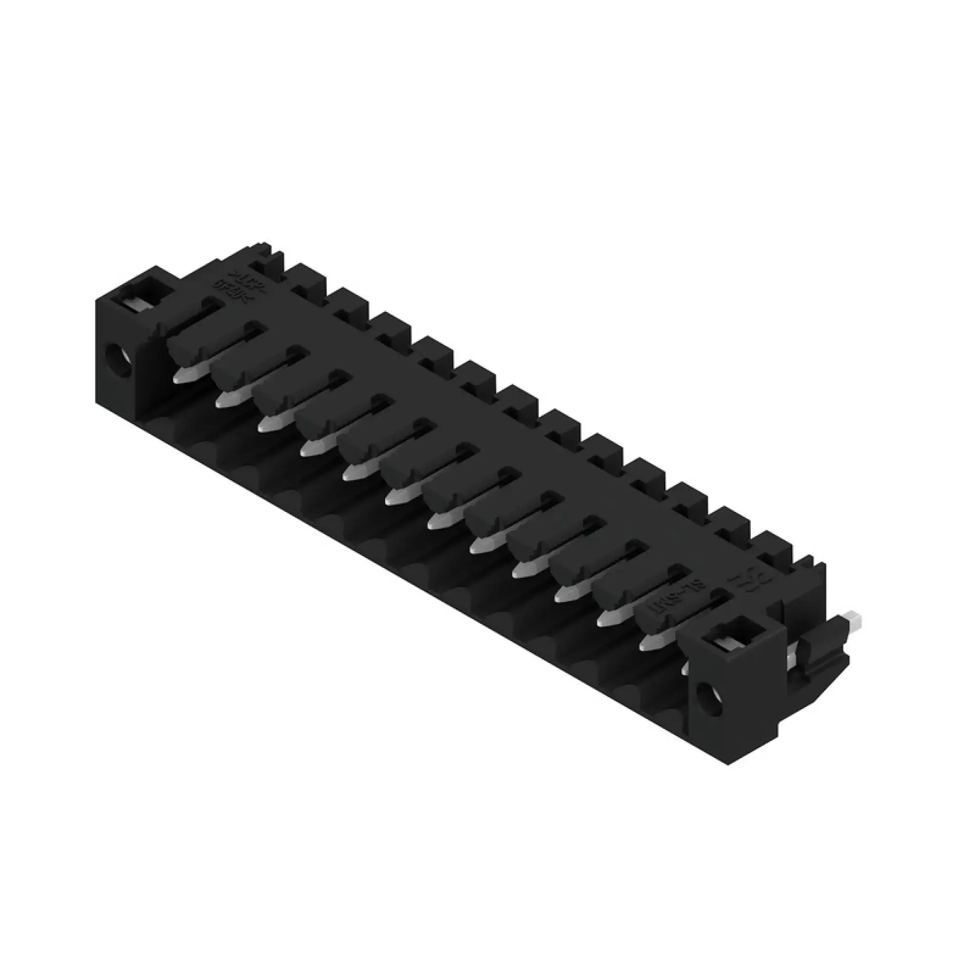 Weidmüller 1804810000 PCB connector (board connection), 160 V, 15 A, Pitch in mm: 3.50, Number of poles: 13, THT/THR solder connection, Box (img_001)