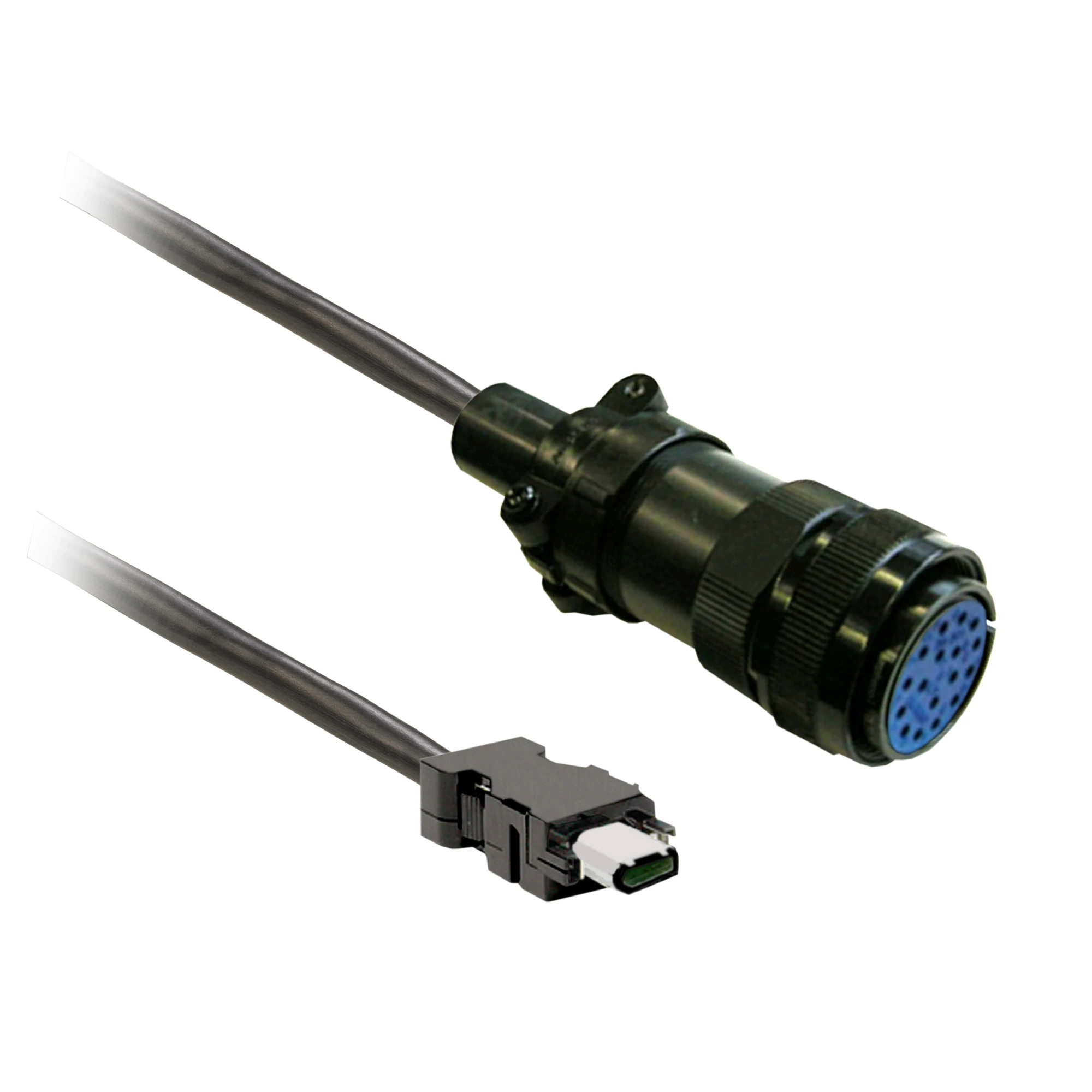 Schneider Electric VW3M8D2AR30 Encoder Cable 3m Shielded, MIL Connector for BCH2.H/.M/.R, CN2 Plug (img_001) Schneider Electric VW3M8D2AR30 Encoder Cable 3m Shielded, MIL Connector for BCH2.H/.M/.R, CN2 Plug (img_001)
