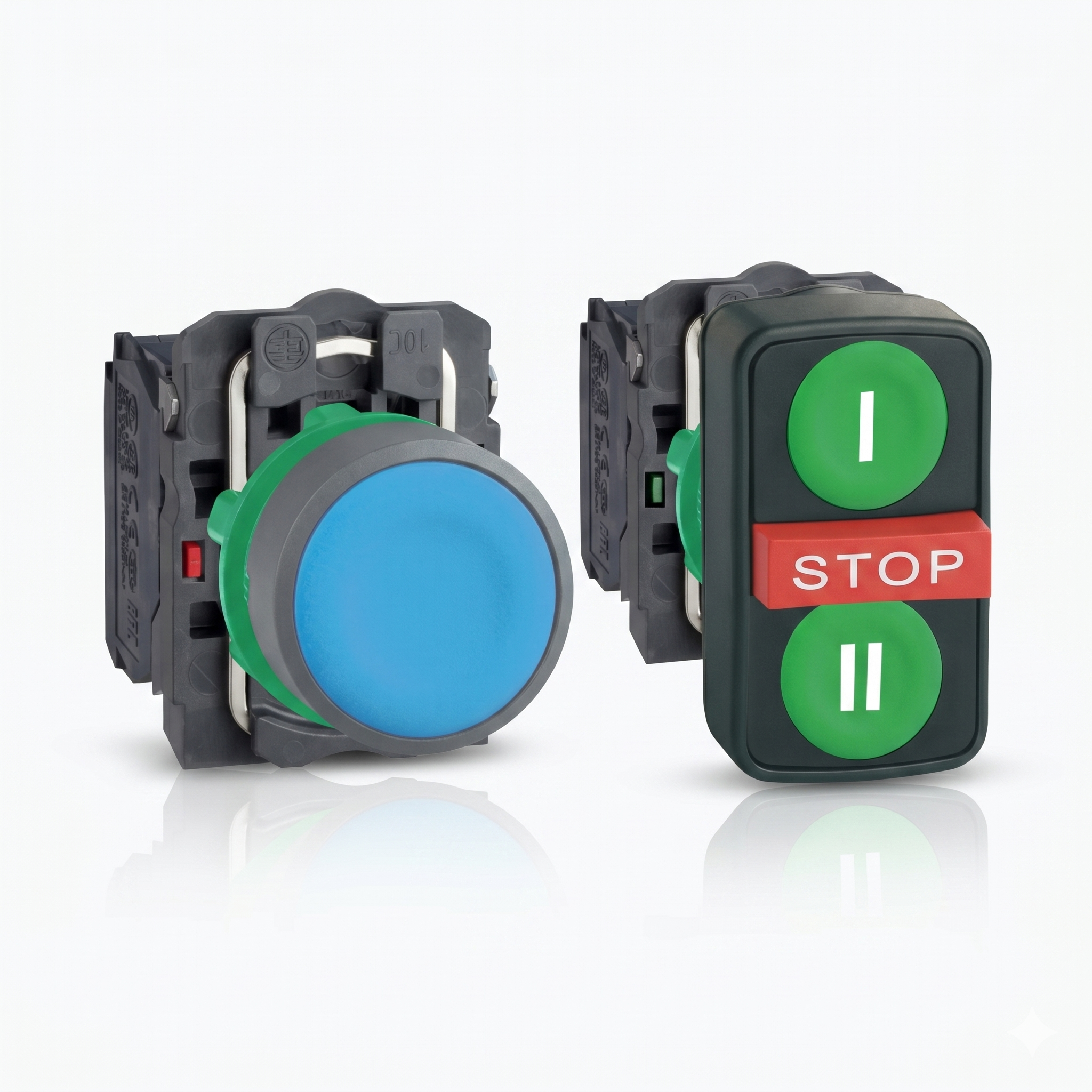 Drucktaster, Leuchtmelder und Befehlsgeräte