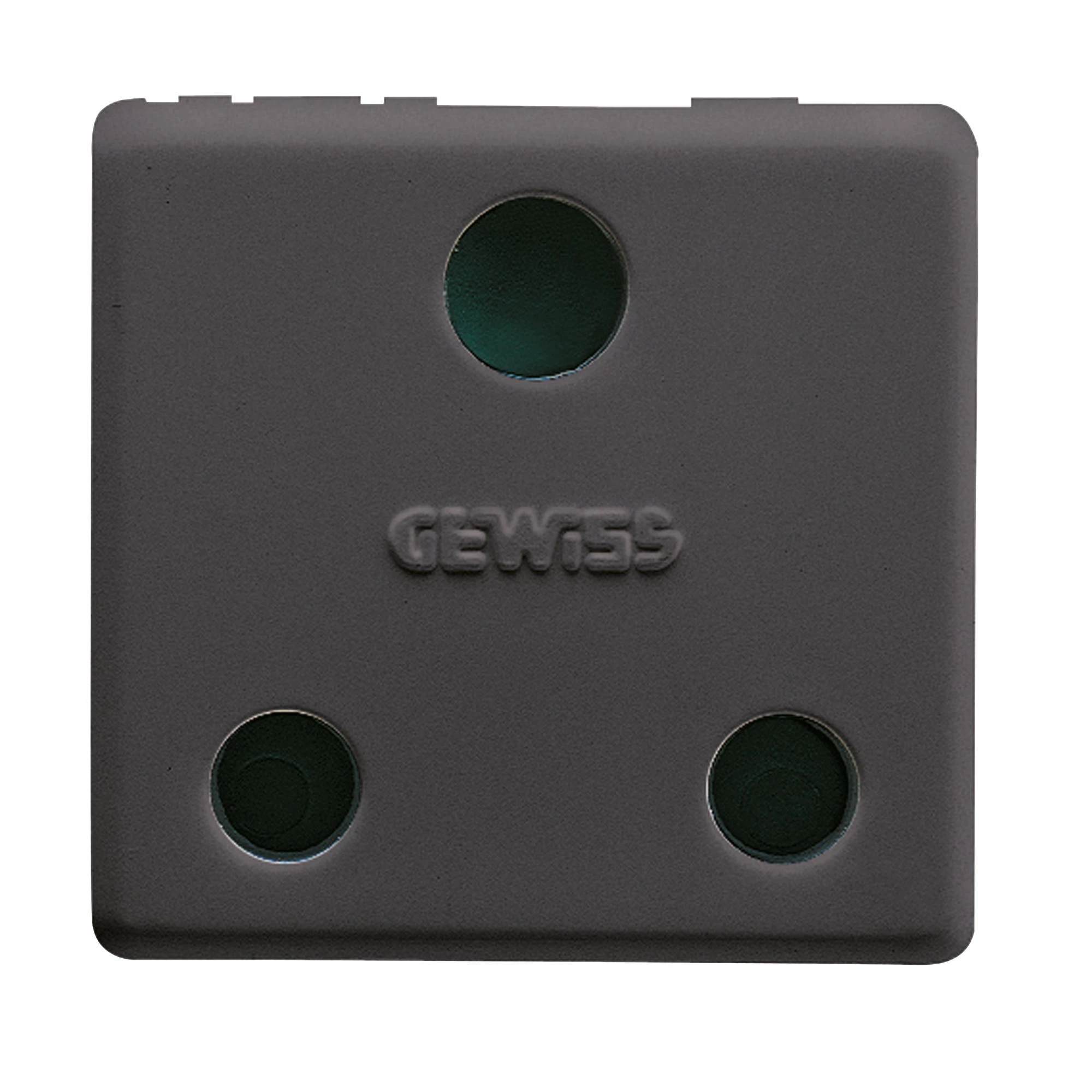 GEWISS GW21209 System Steckdose 2M 2P+PE 16A Britischer Standard Schwarz (img_001) GEWISS GW21209 System Steckdose 2M 2P+PE 16A Britischer Standard Schwarz (img_001)