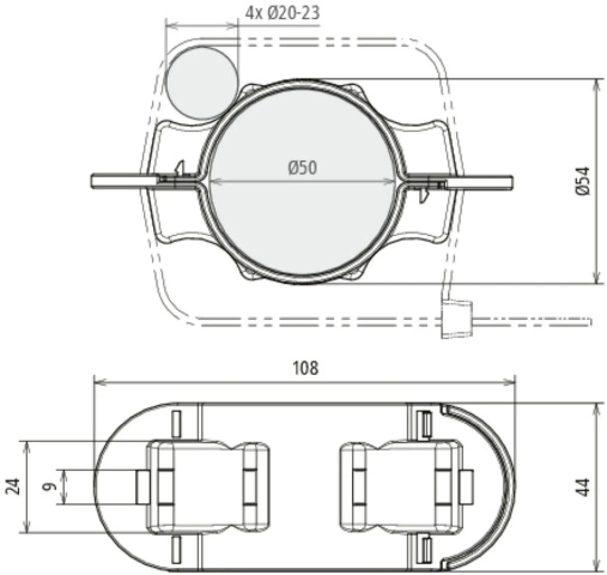 Dehn 819297 Fixing kit for HVI & HVI light plus Positioning aid for D 50 mm (img_004) Dehn 819297 Fixing kit for HVI & HVI light plus Positioning aid for D 50 mm (img_004)