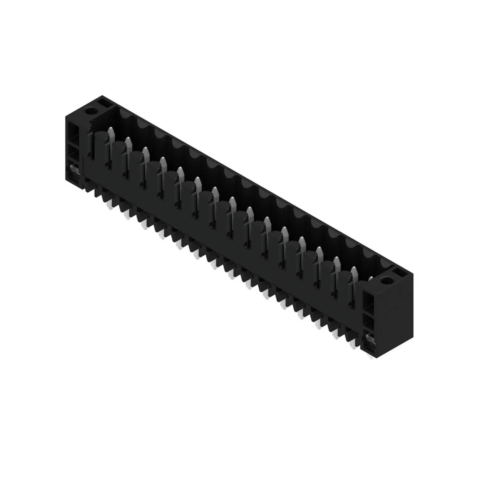 Weidmüller 1616270000 PCB connector (board connection), 160 V, 17 A, Pitch in mm: 3.50, Number of poles: 16, THT solder connection, Box (img_001)
