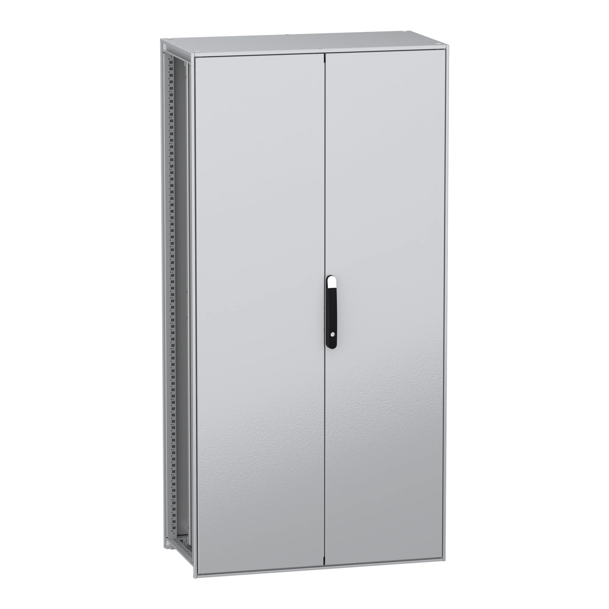 Schneider Electric NSYSFN2010502DP Free-standing cabinet, PanelSeT SFN, made of decarbonized steel, with mounting plate, assembled, 2000x1000x500mm, 2 doors, IP55 (img_001) Schneider Electric NSYSFN2010502DP Free-standing cabinet, PanelSeT SFN, made of decarbonized steel, with mounting plate, assembled, 2000x1000x500mm, 2 doors, IP55 (img_001)
