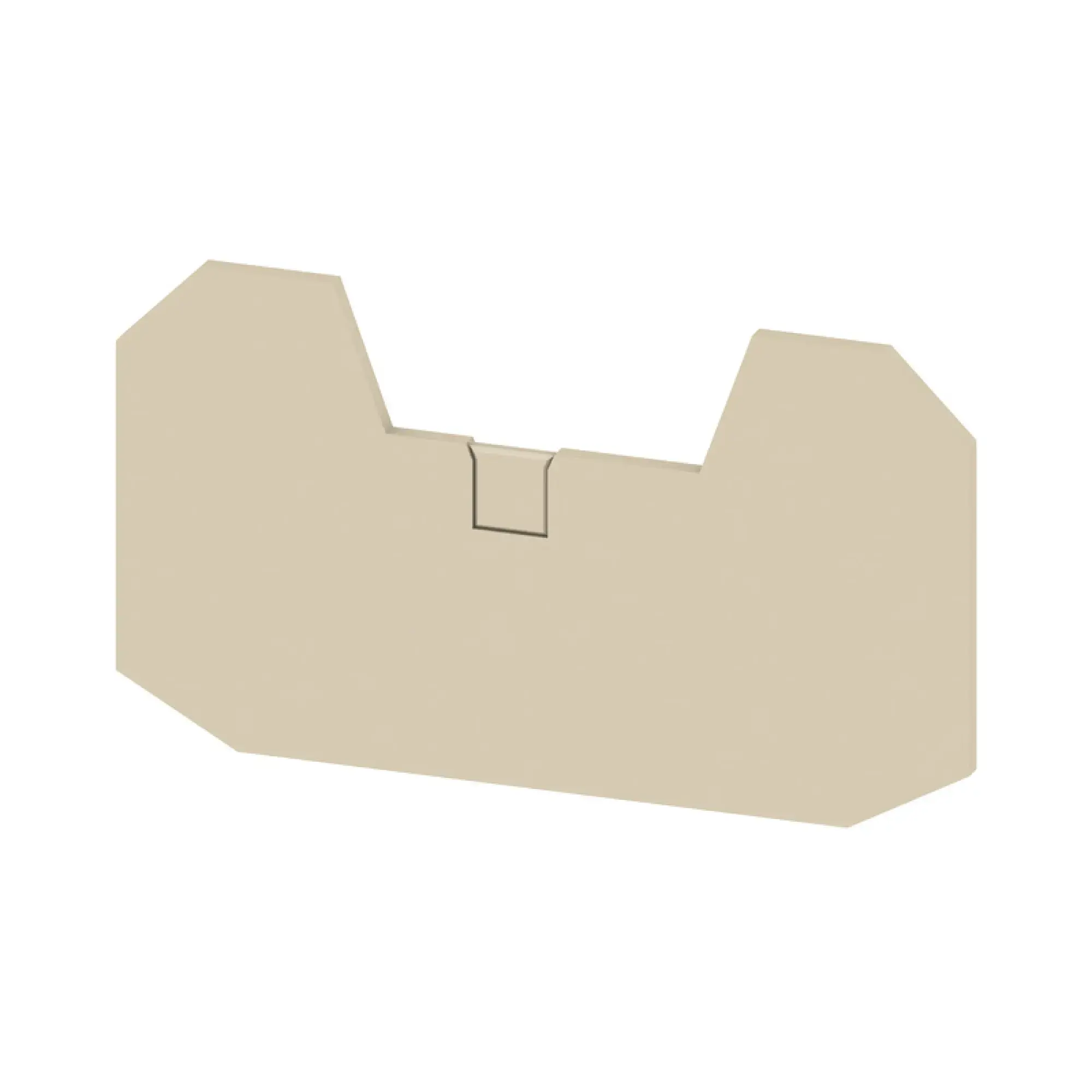 Weidmüller 3037640000 End plate (terminals), dark beige, Height: 90.6 mm, Width: 2.2 mm, V-0, Wemid (img_001) Weidmüller 3037640000 End plate (terminals), dark beige, Height: 90.6 mm, Width: 2.2 mm, V-0, Wemid (img_001)