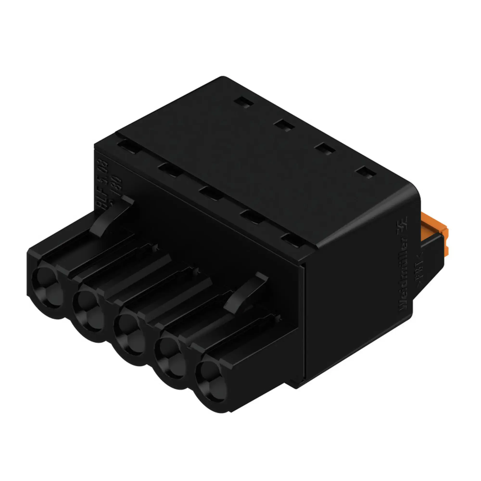 Weidmüller 1013460000 PCB connector (wire connection), 320 V, 24 A, Pitch in mm: 5.08, 3.31 mm², Number of poles: 5, PUSH IN with actuator, Box (img_001)