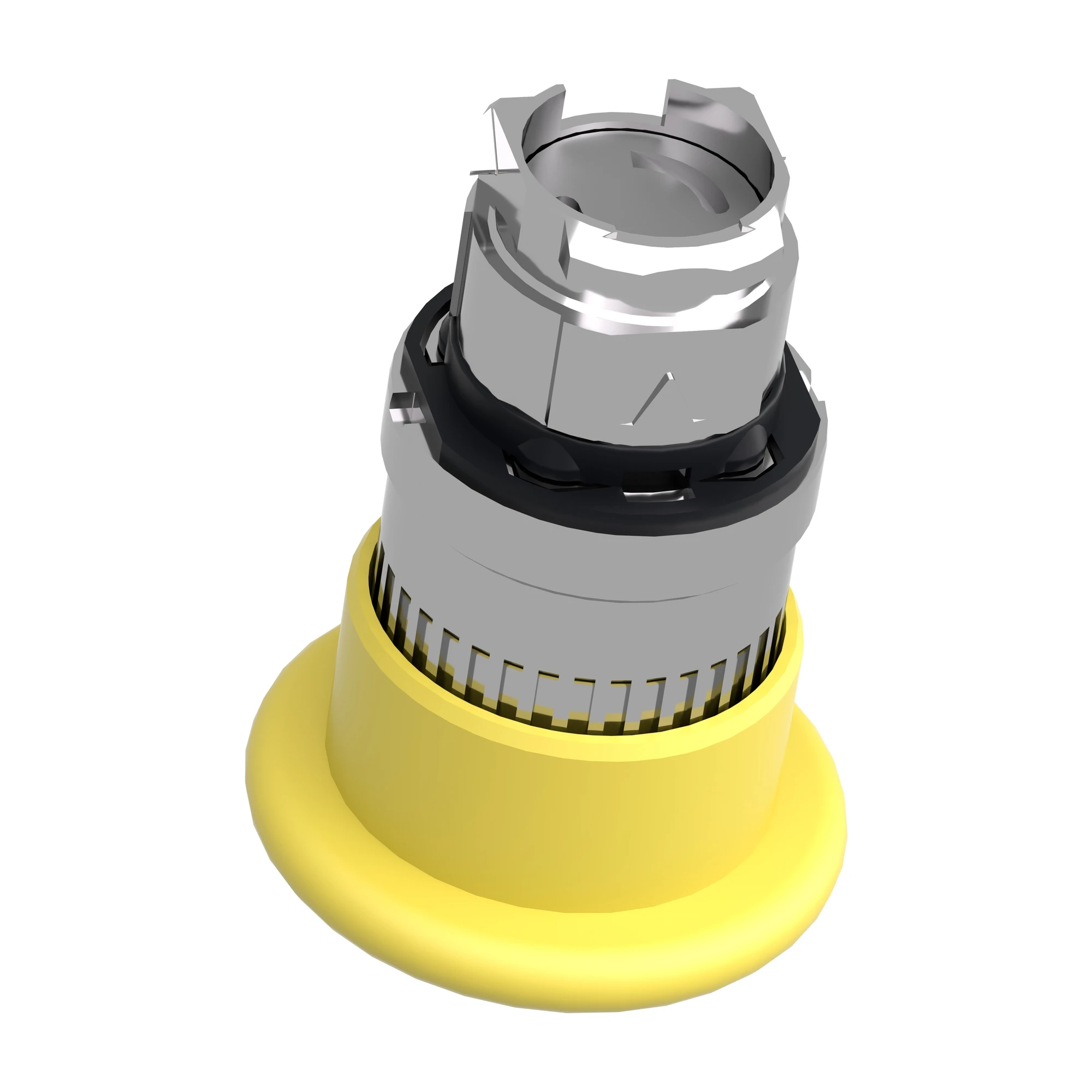 Schneider Electric ZB4BT5 Mushroom push button, front element, Harmony XB4, metal, 22mm, yellow, mushroom 40mm, pull release (img_007)