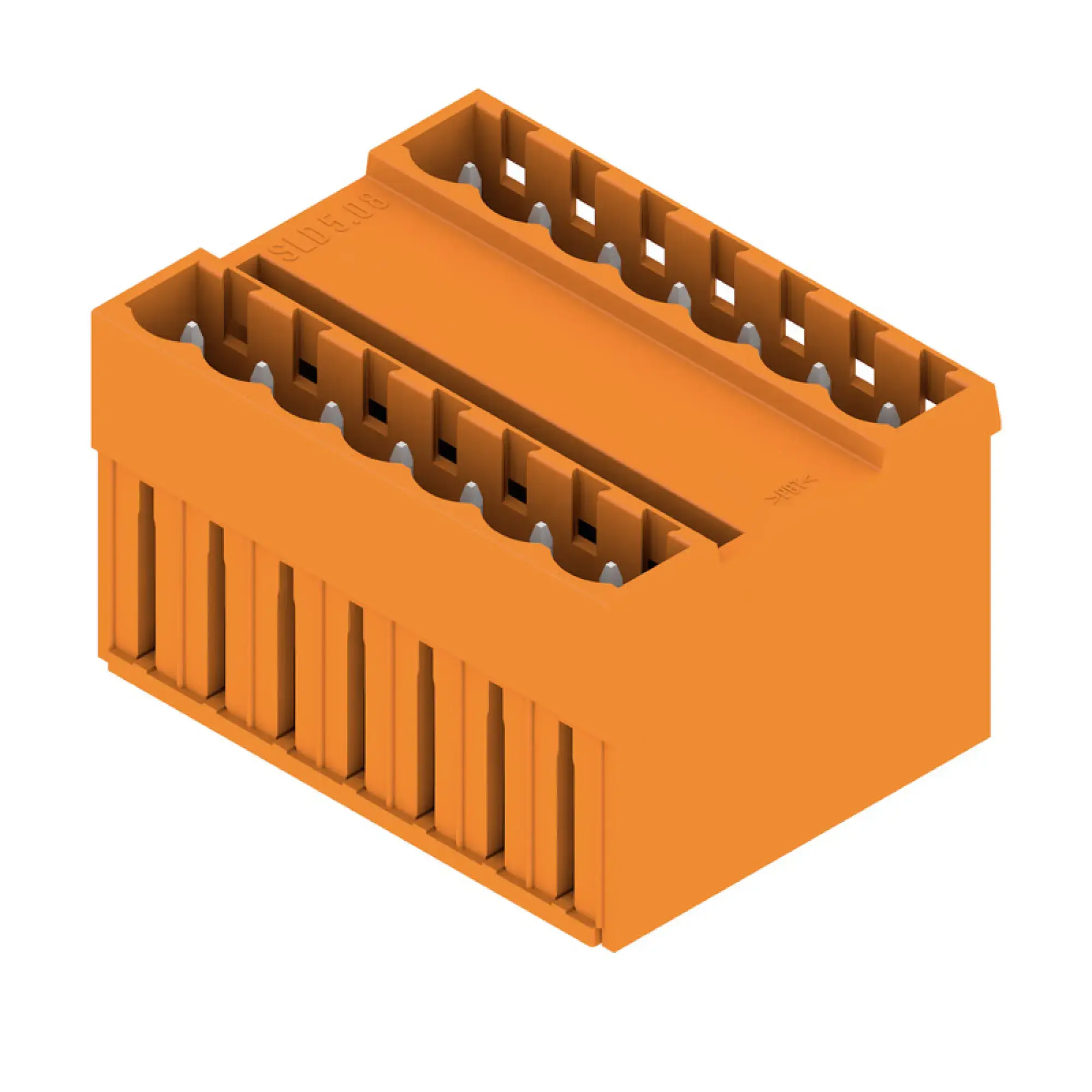 Weidmüller 1602440000 PCB connector (board connection), 250 V, 11 A, Pitch in mm: 5.08, Number of poles: 14, THT solder connection, Box (img_001)