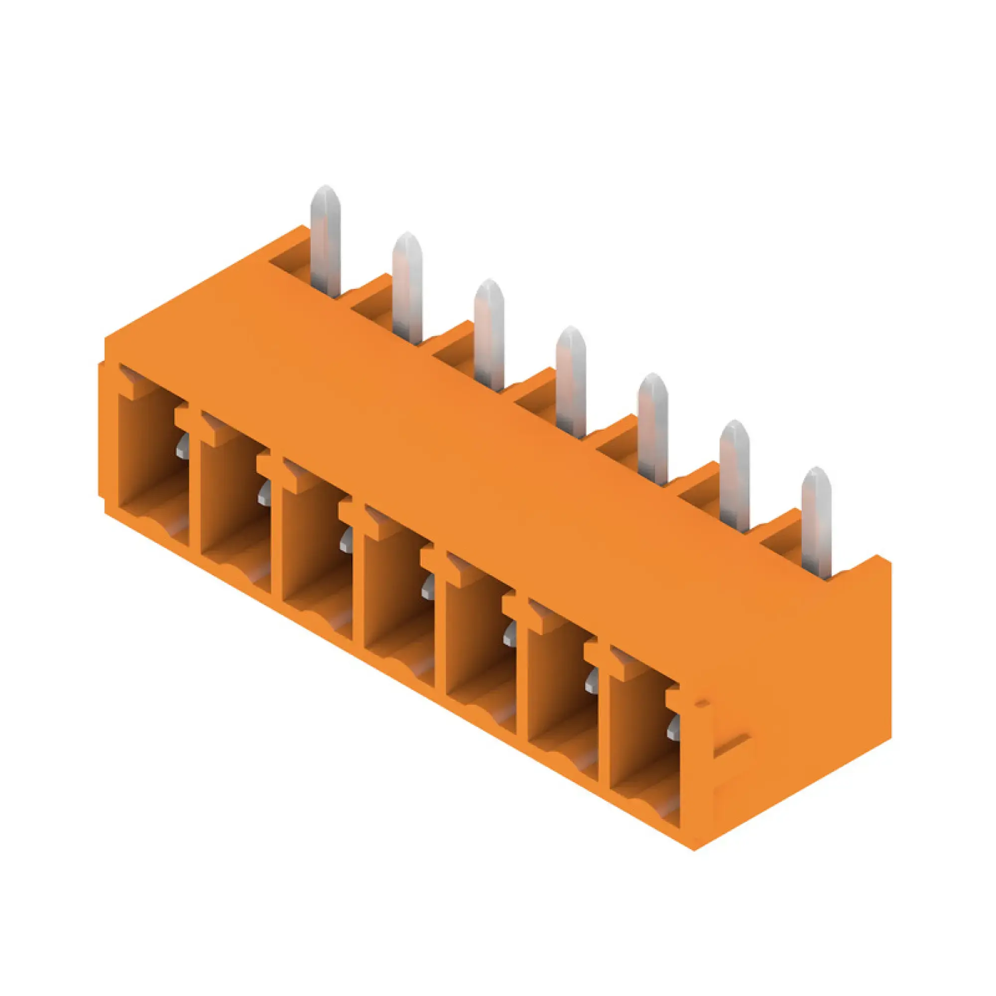 Weidmüller 1037550000 PCB connector (board connection), 160 V, 17.5 A, Pitch in mm: 3.81, Number of poles: 7, THT solder connection, Box (img_001)