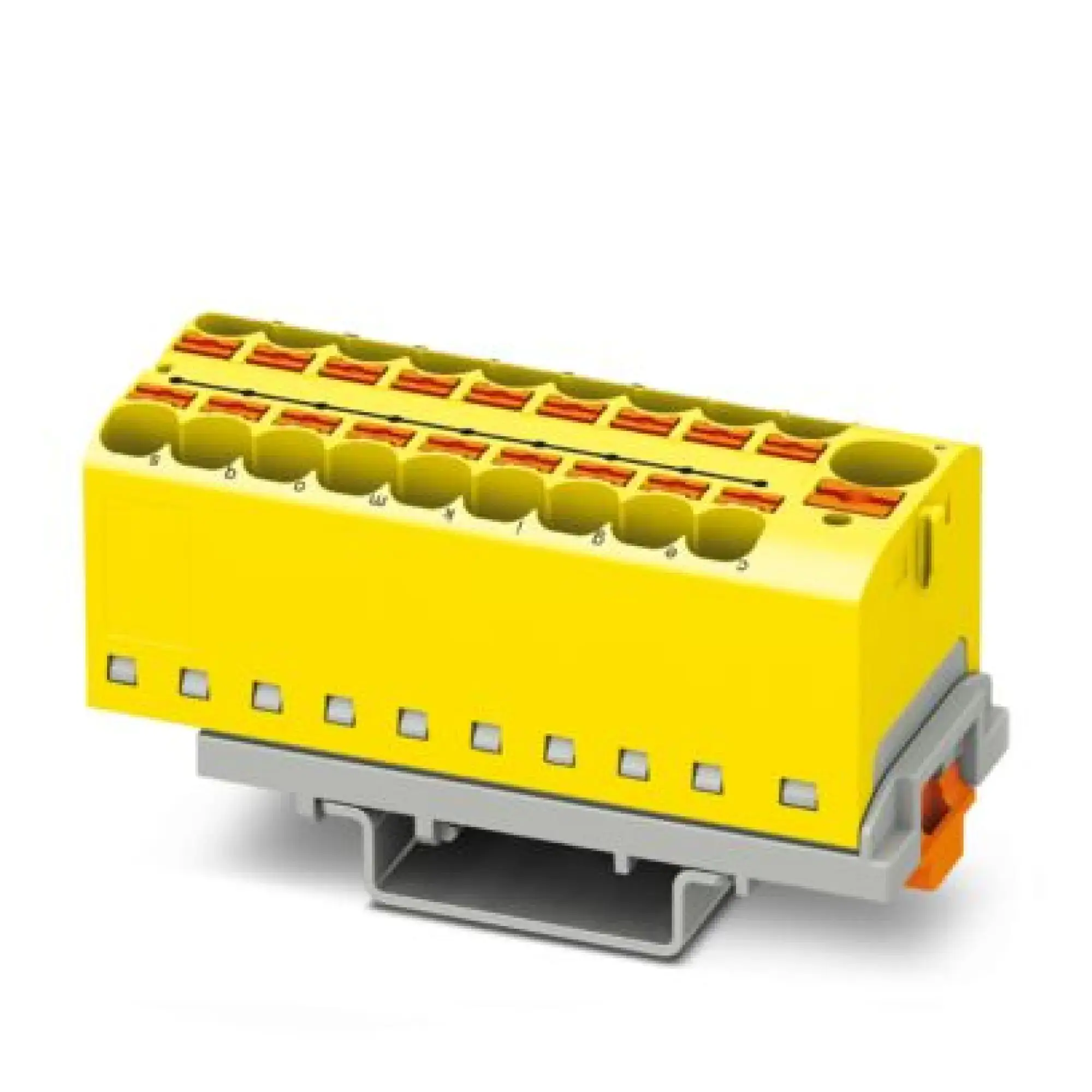 Phoenix Contact 3273642 Distribution block PTFIX 10/18X4-NS35 YE (img_001)