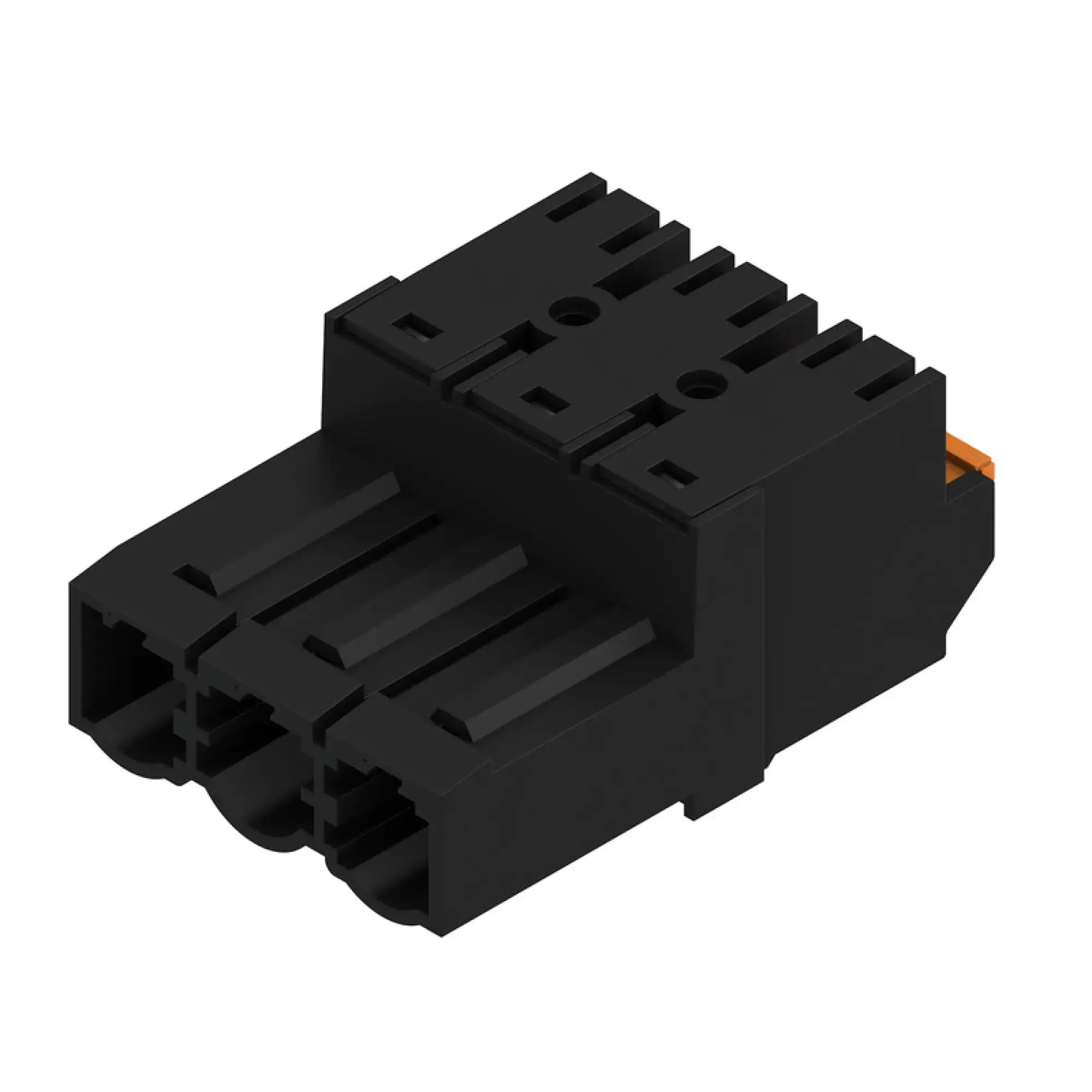 Weidmüller 1043600000 PCB connector (wire connection), 1000 V, 24 A, Pitch in mm: 7.62, 2.5 mm², Number of poles: 3, PUSH IN with actuator, Tension-clamp connection, Box (img_001)