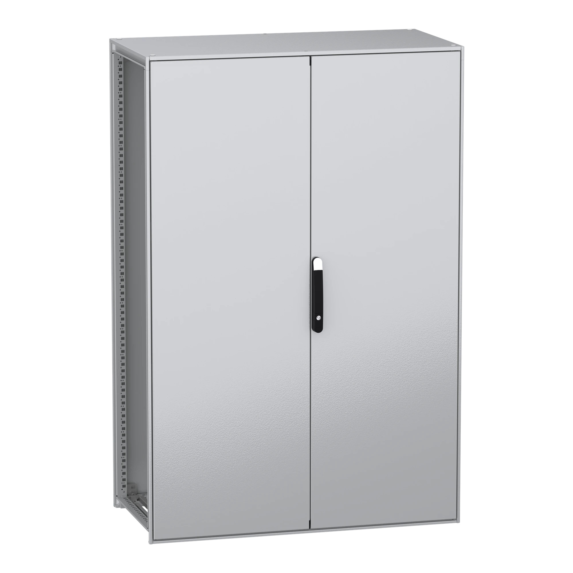 Schneider Electric NSYSFN1812602D Free-standing enclosure, PanelSeT SFN, made of decarbonized steel, without mounting plate, assembled, 1800x1200x600mm, 2 doors, IP55 (img_001)