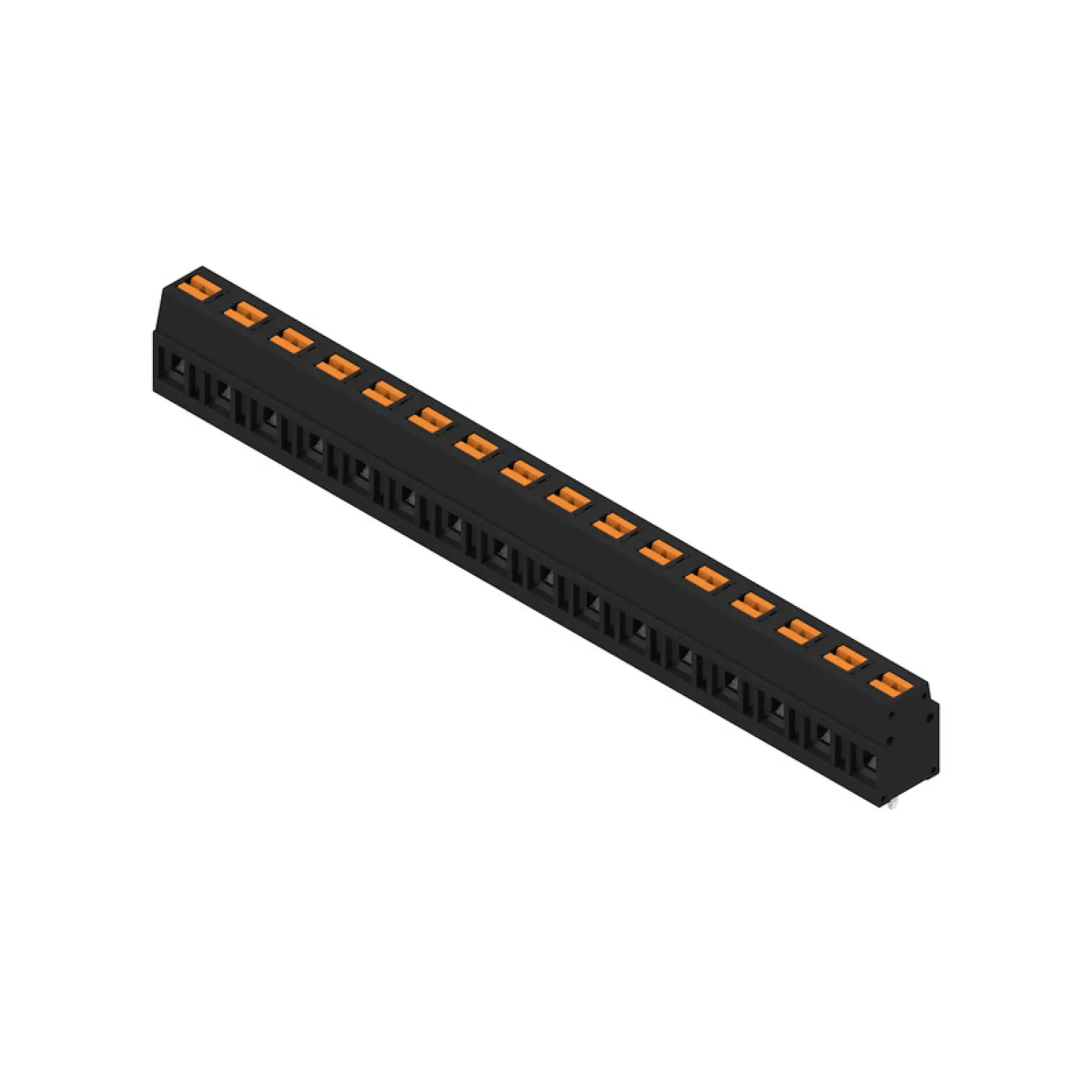 Weidmüller 2787880000 PCB terminal, 350 V, 24 A, Pitch in mm: 7.50, 2.5 mm², Number of poles: 16, PUSH IN with actuator, THT solder connection, 90°, Box (img_001) Weidmüller 2787880000 PCB terminal, 350 V, 24 A, Pitch in mm: 7.50, 2.5 mm², Number of poles: 16, PUSH IN with actuator, THT solder connection, 90°, Box (img_001)