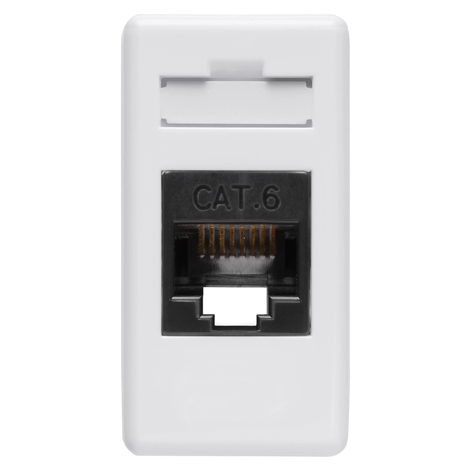 GEWISS GW20684 System Netzwerk-Anschlussdose 1M RJ45 Cat. 6 UTP Weiss (img_001)