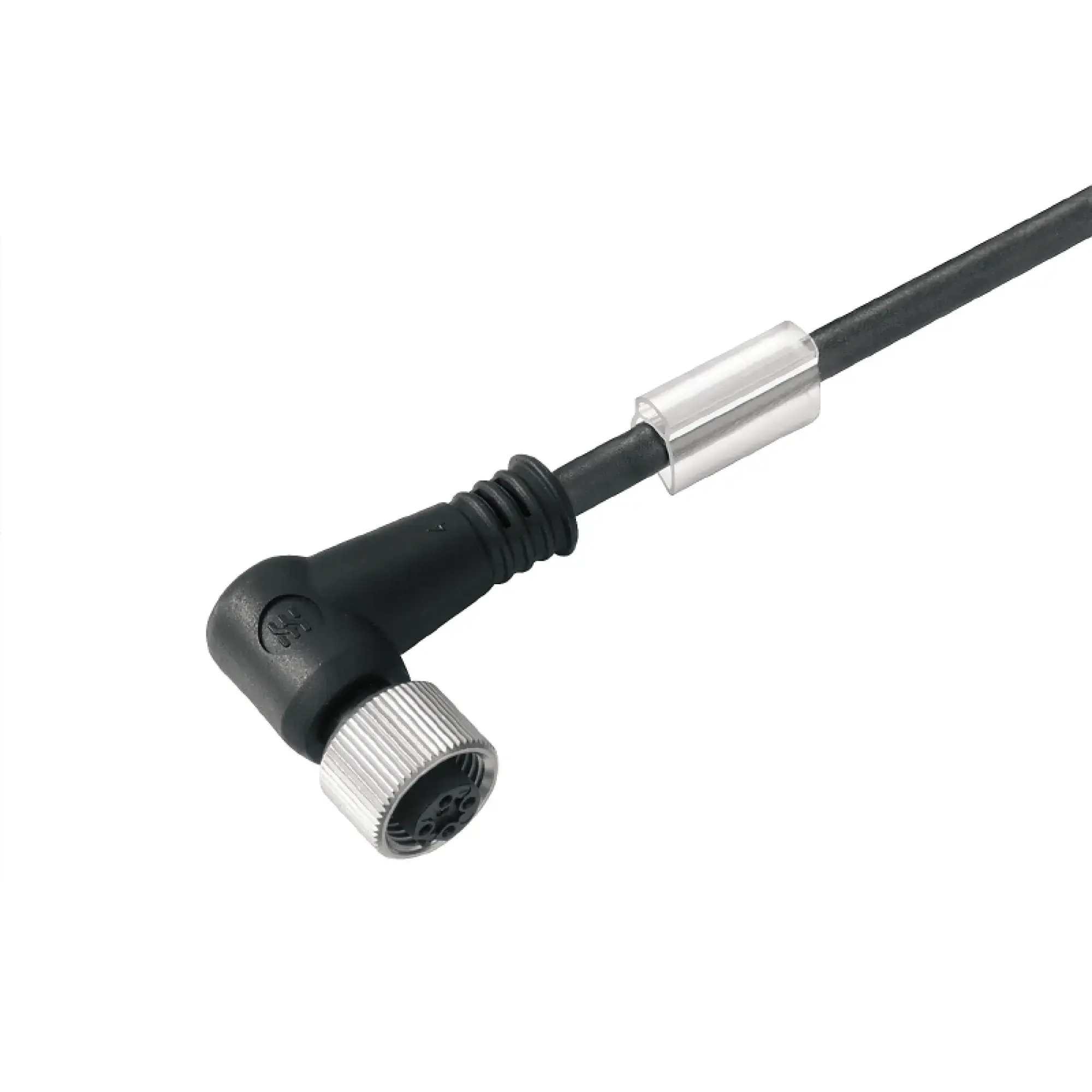 Weidmüller 1061900150 Sensor-actuator Cable (assembled), One end without connector, M12, Number of poles: 4, Socket, angled, LED: No, Cable length: 1.5 m, Shielded: No (img_001)