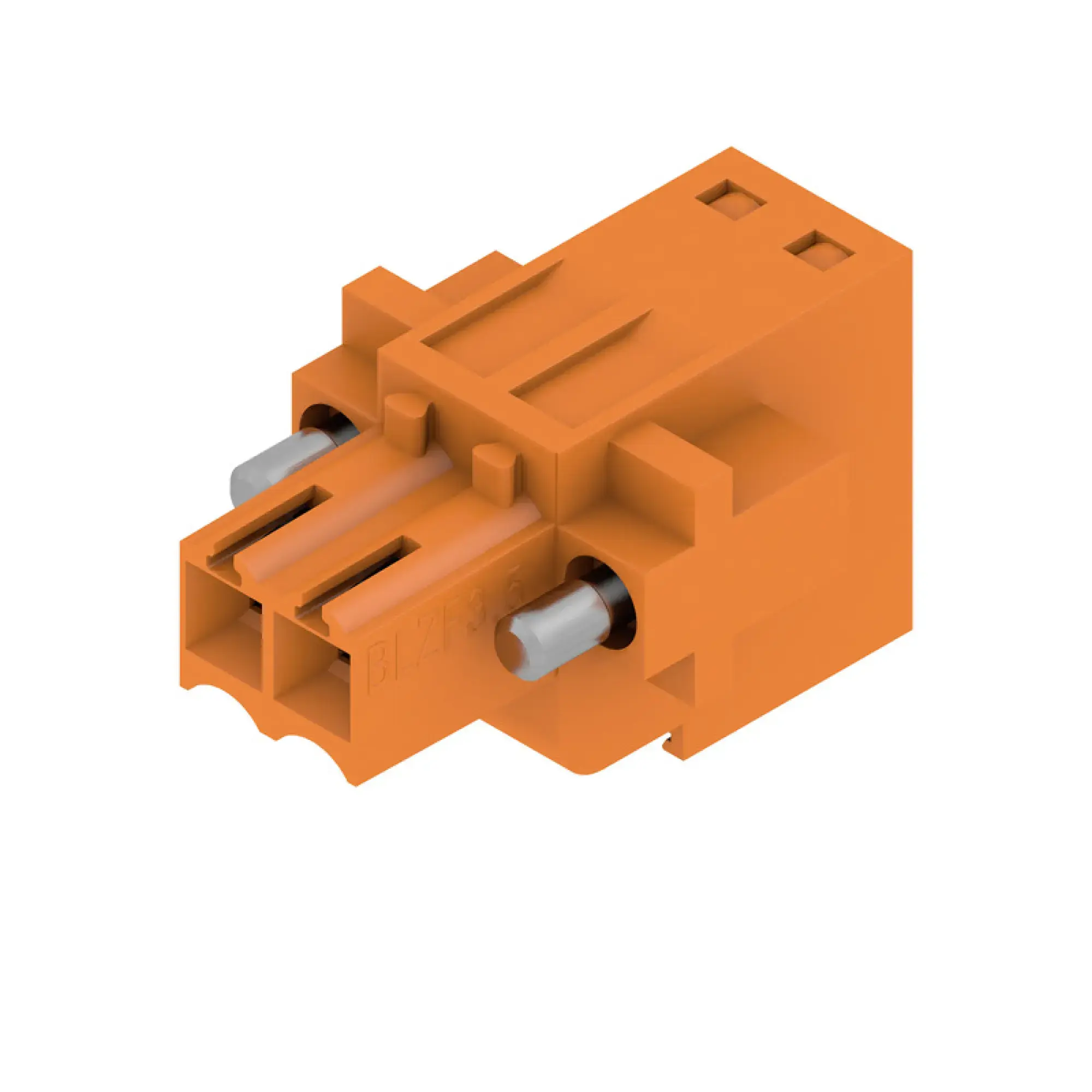 Weidmüller 1690880000 PCB connector (wire connection), 160 V, 14.5 A, Pitch in mm: 3.50, 1.5 mm², Number of poles: 2, Tension-clamp connection, Box BLZF 3.50/02/180F SN OR BX (img_001) Weidmüller 1690880000 PCB connector (wire connection), 160 V, 14.5 A, Pitch in mm: 3.50, 1.5 mm², Number of poles: 2, Tension-clamp connection, Box BLZF 3.50/02/180F SN OR BX (img_001)