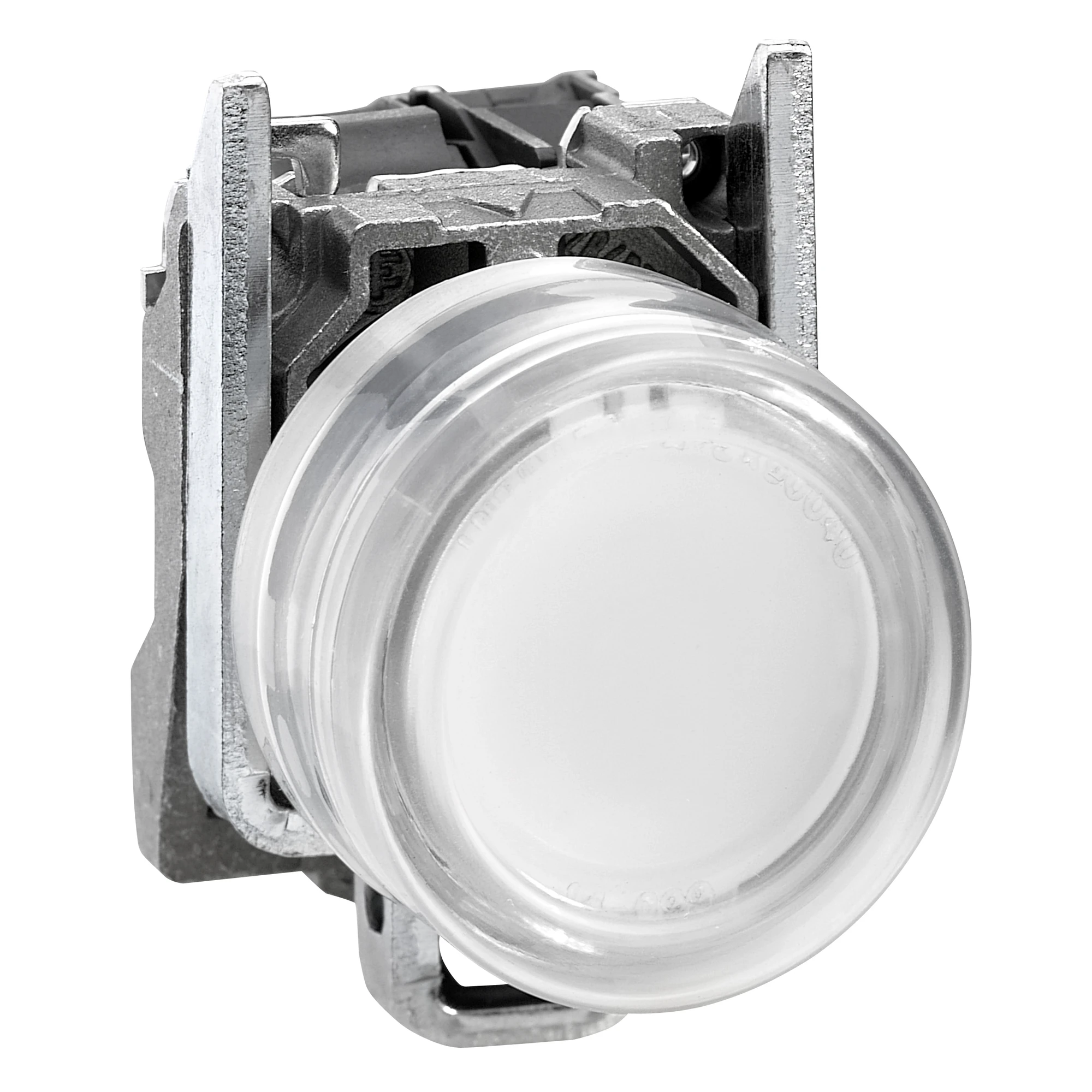 Schneider Electric XB4BP183B5EX Illuminated push-button, Harmony XB4, metal, 22mm, white, unmarked, momentary, with protective cap, 1NO, 24V ACDC, ATEX (img_001) Schneider Electric XB4BP183B5EX Illuminated push-button, Harmony XB4, metal, 22mm, white, unmarked, momentary, with protective cap, 1NO, 24V ACDC, ATEX (img_001)
