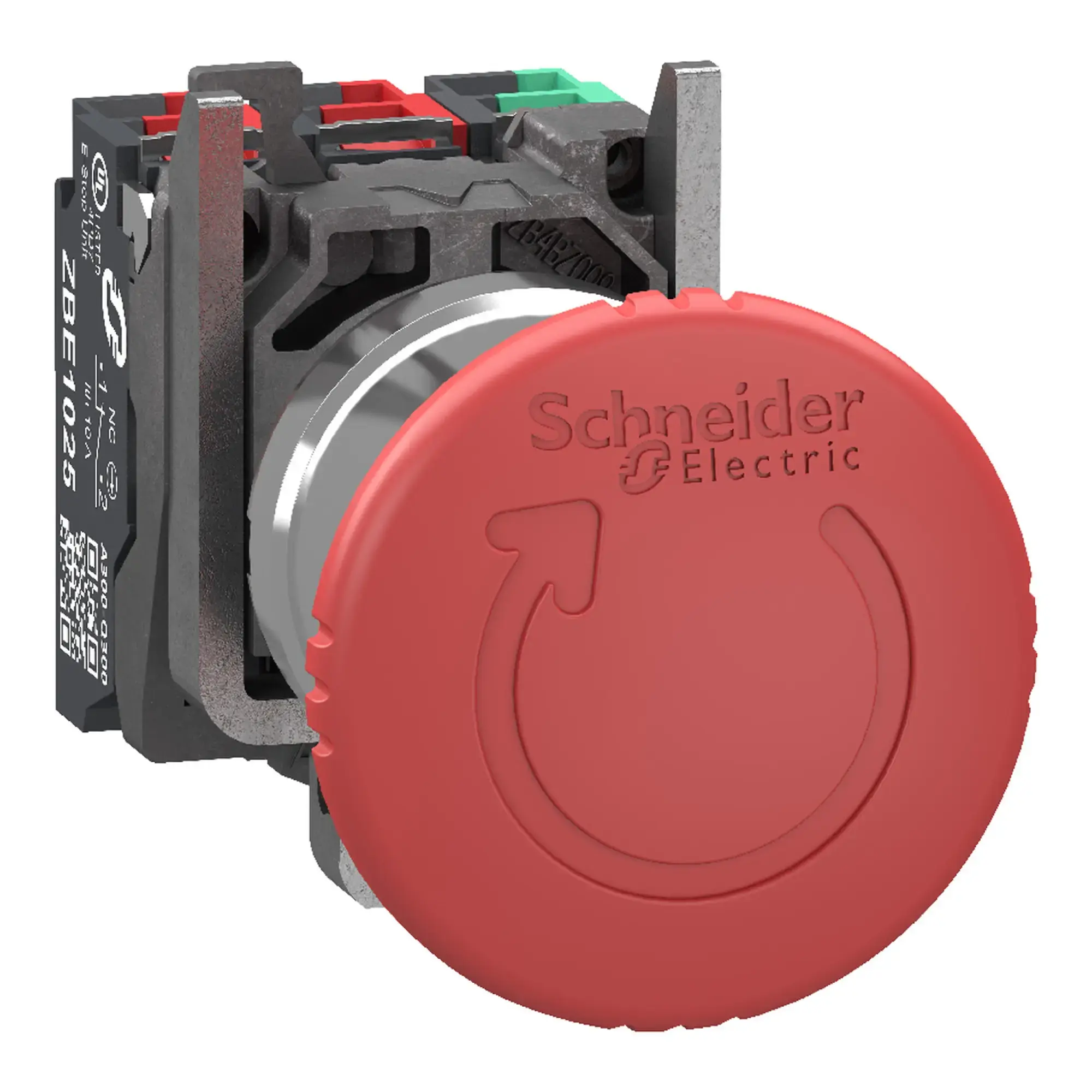 Schneider Electric XB4BS844415 Not-Aus/Not-Halt-Schalter, Harmony XB4, Metall, 22mm, rot, Pilz 40mm, Drehentriegelung, 1S+2Ö, Push-In (img_001) Schneider Electric XB4BS844415 Not-Aus/Not-Halt-Schalter, Harmony XB4, Metall, 22mm, rot, Pilz 40mm, Drehentriegelung, 1S+2Ö, Push-In (img_001)