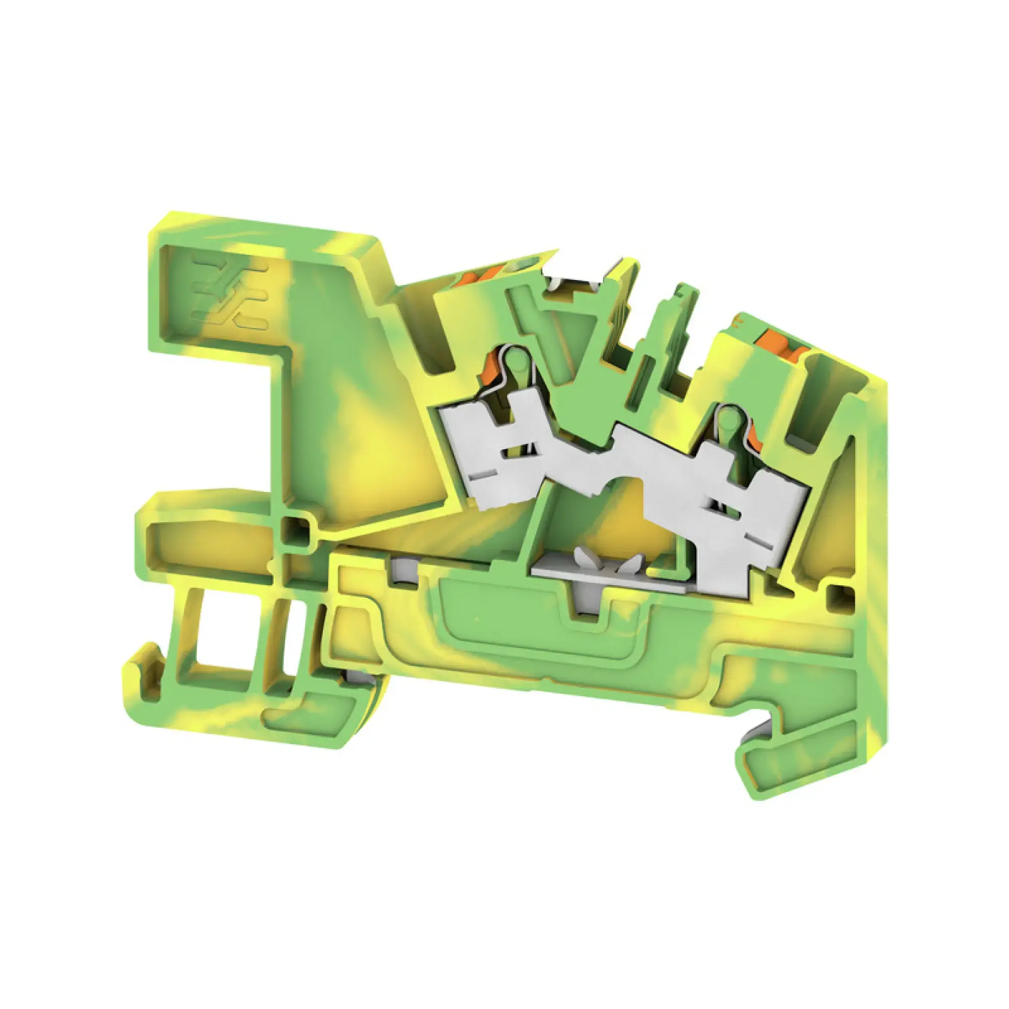 Weidmüller 2782430000 PE terminal, PUSH IN, Green/yellow, 2.5 mm², 800 V, Number of connections: 2, Number of levels: 1, TS 35, V-0, Wemid (img_001) Weidmüller 2782430000 PE terminal, PUSH IN, Green/yellow, 2.5 mm², 800 V, Number of connections: 2, Number of levels: 1, TS 35, V-0, Wemid (img_001)