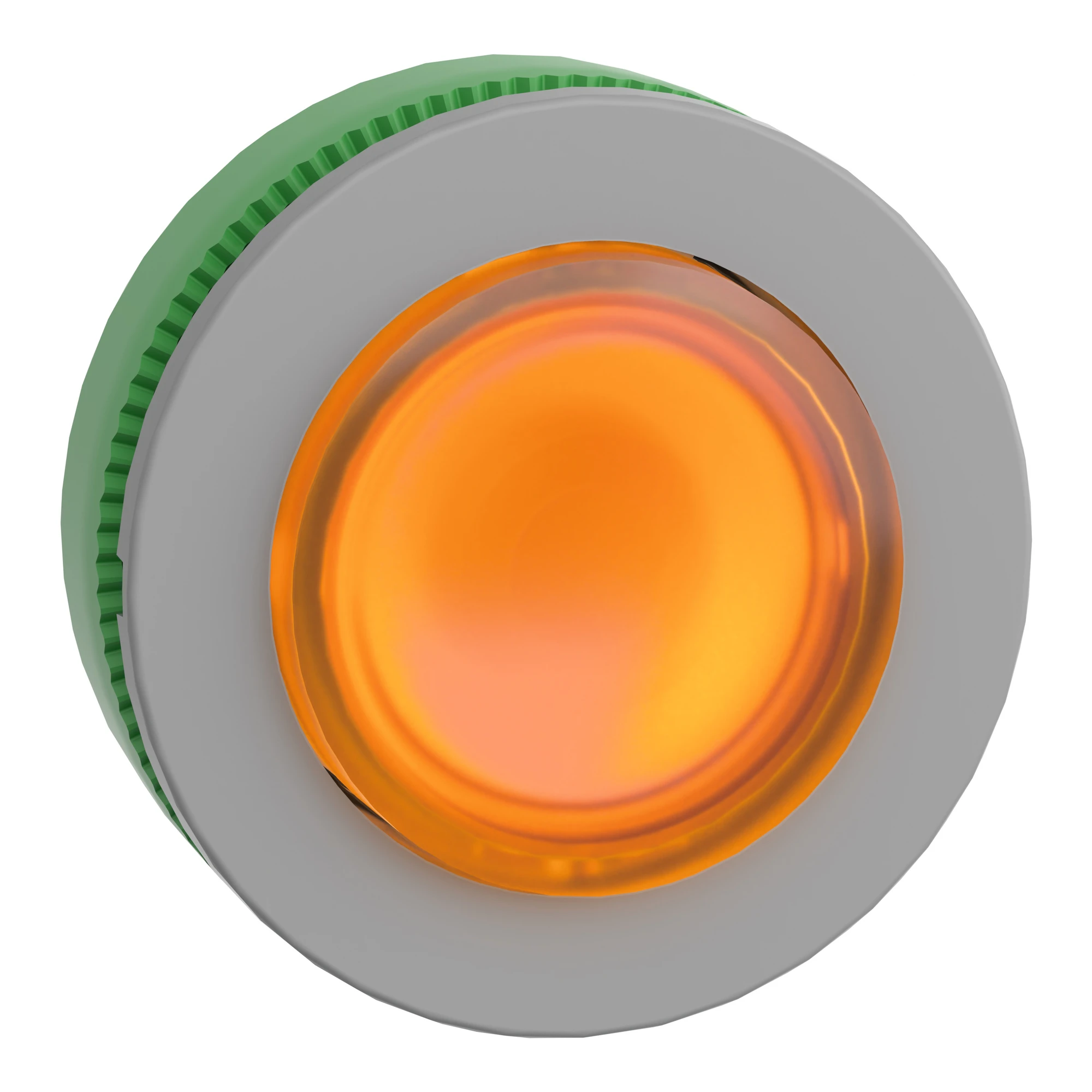 Schneider Electric ZB5FH53C0 Illuminated pushbutton, front element, Harmony XB5F, plastic, 30mm, light gray, orange, protruding, unmarked, latching (img_001) Schneider Electric ZB5FH53C0 Illuminated pushbutton, front element, Harmony XB5F, plastic, 30mm, light gray, orange, protruding, unmarked, latching (img_001)