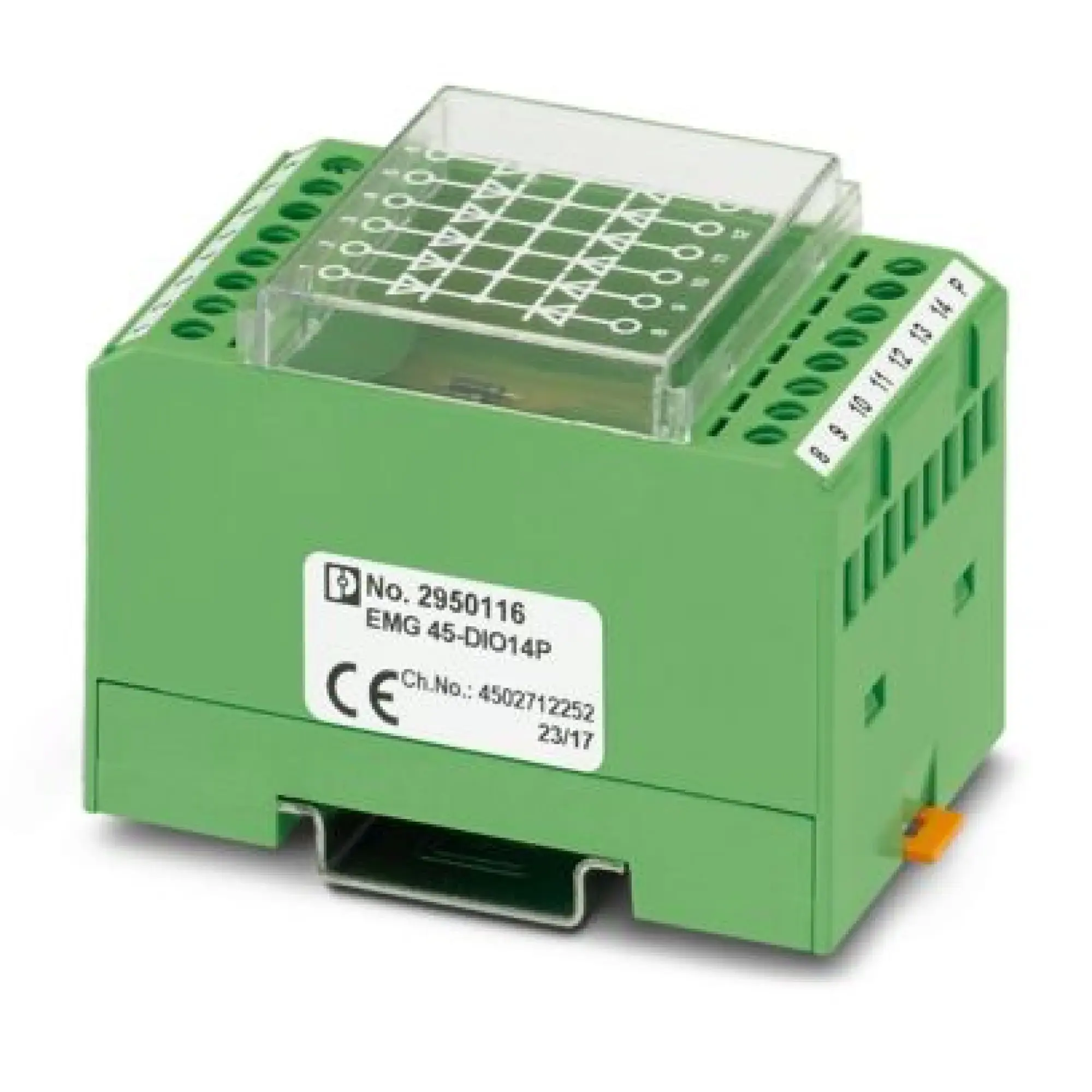 Phoenix Contact 2950116 Diode block EMG 45-DIO14P (img_001) Phoenix Contact 2950116 Diode block EMG 45-DIO14P (img_001)