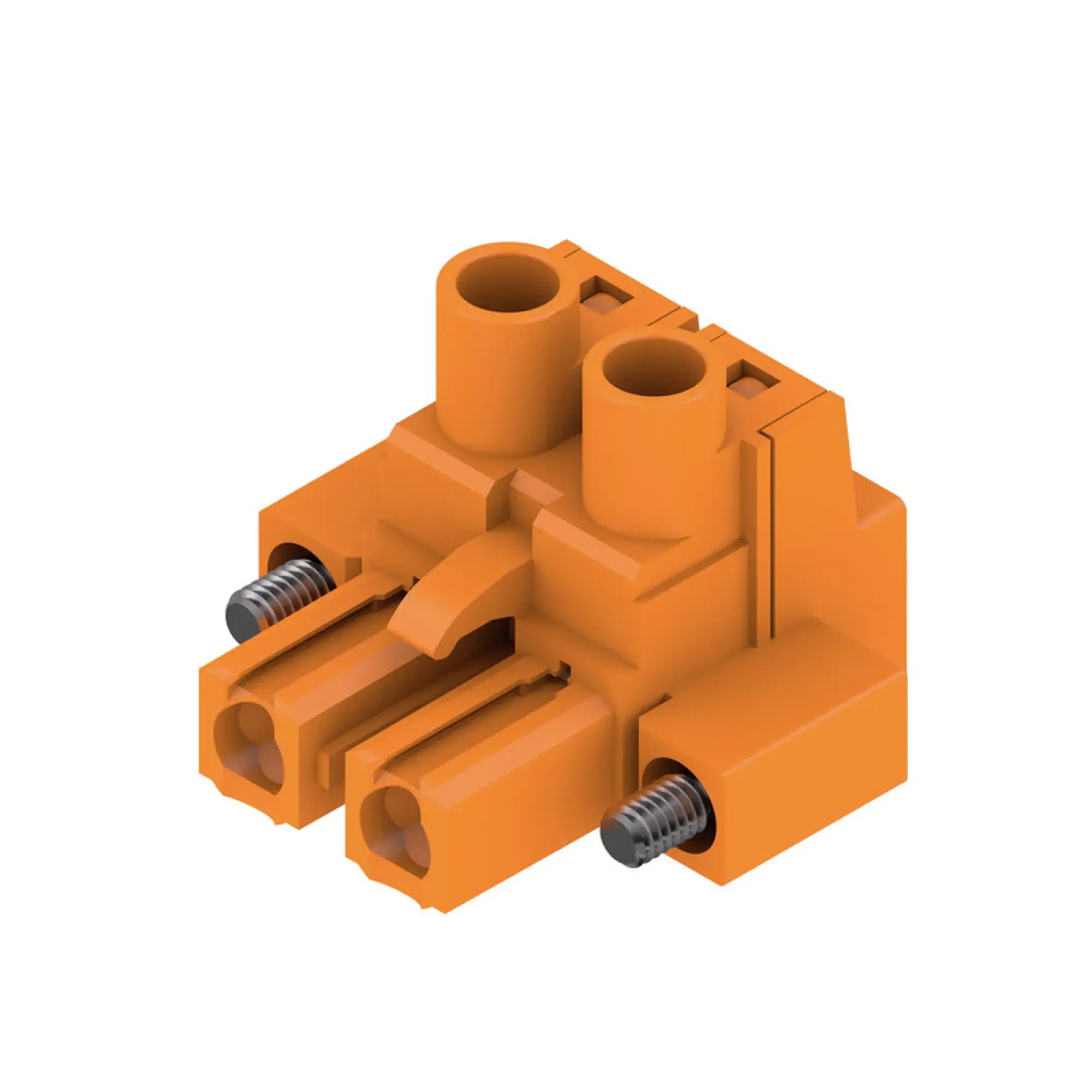 Weidmüller 1095790000 PCB connector (wire connection), 500 V, 29 A, Pitch in mm: 7.62, 4 mm², Number of poles: 2, Clamping yoke connection, Box (img_001)