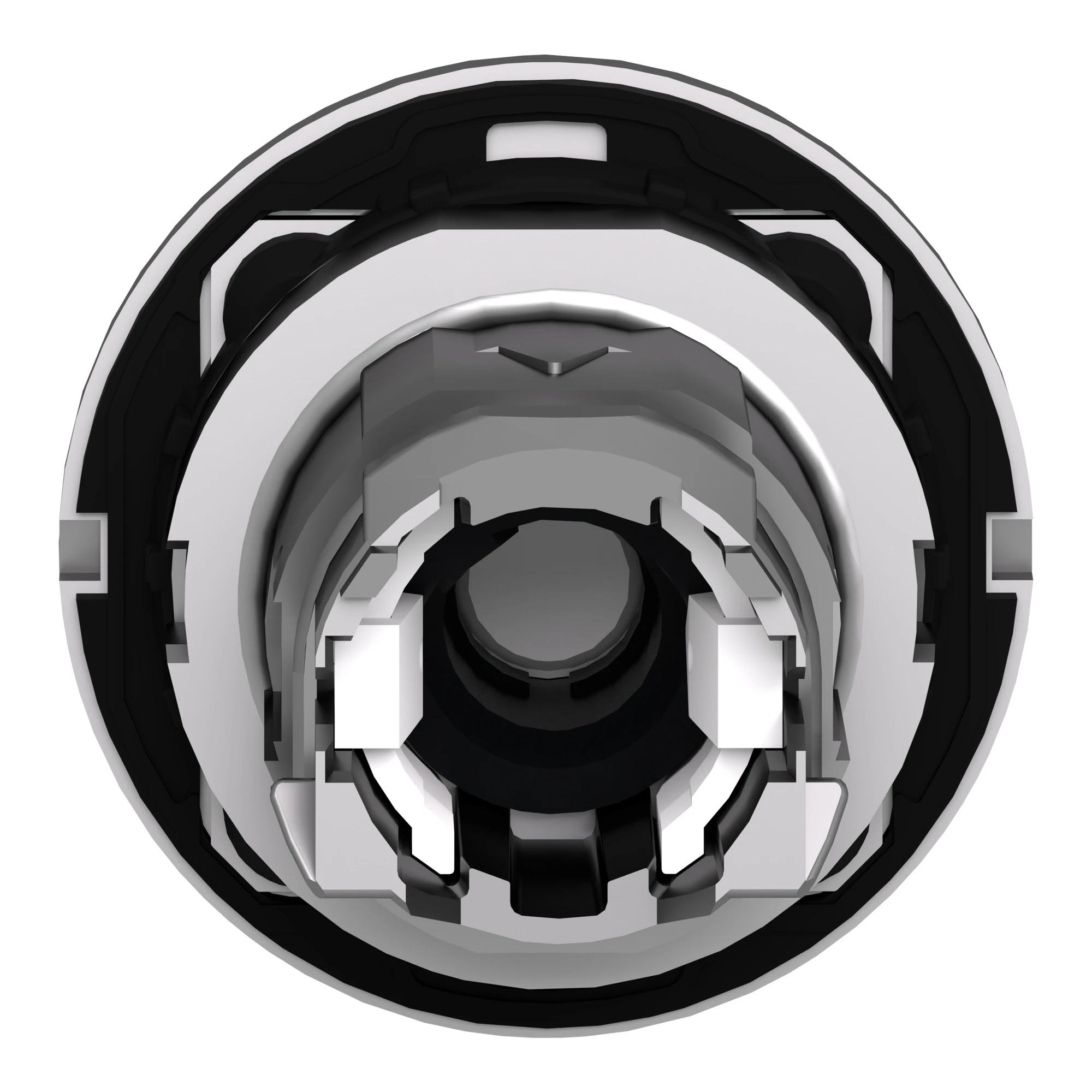 Schneider Electric ZB4FK1333 Illuminated selector switch, front element, Harmony XB4F, metal, 30mm, green, for universal LED, 3 positions, locking (img_002)