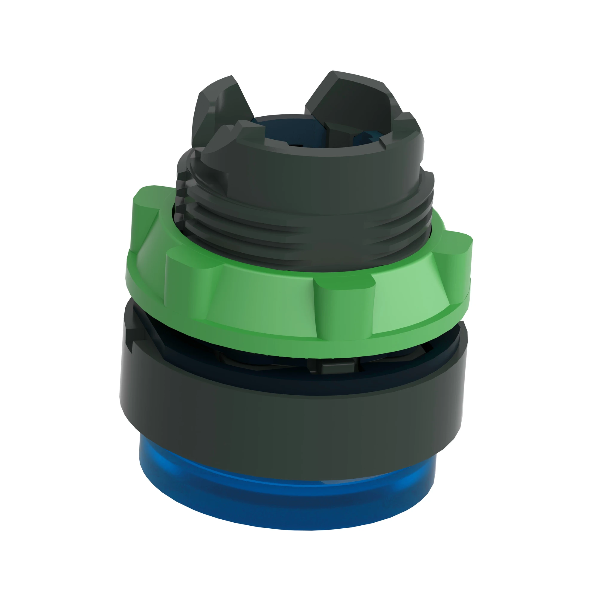 Schneider Electric ZB5AW163 Illuminated pushbutton, front element, Harmony XB5, plastic, 22mm, blue, projecting, for universal LED (img_008) Schneider Electric ZB5AW163 Illuminated pushbutton, front element, Harmony XB5, plastic, 22mm, blue, projecting, for universal LED (img_008)