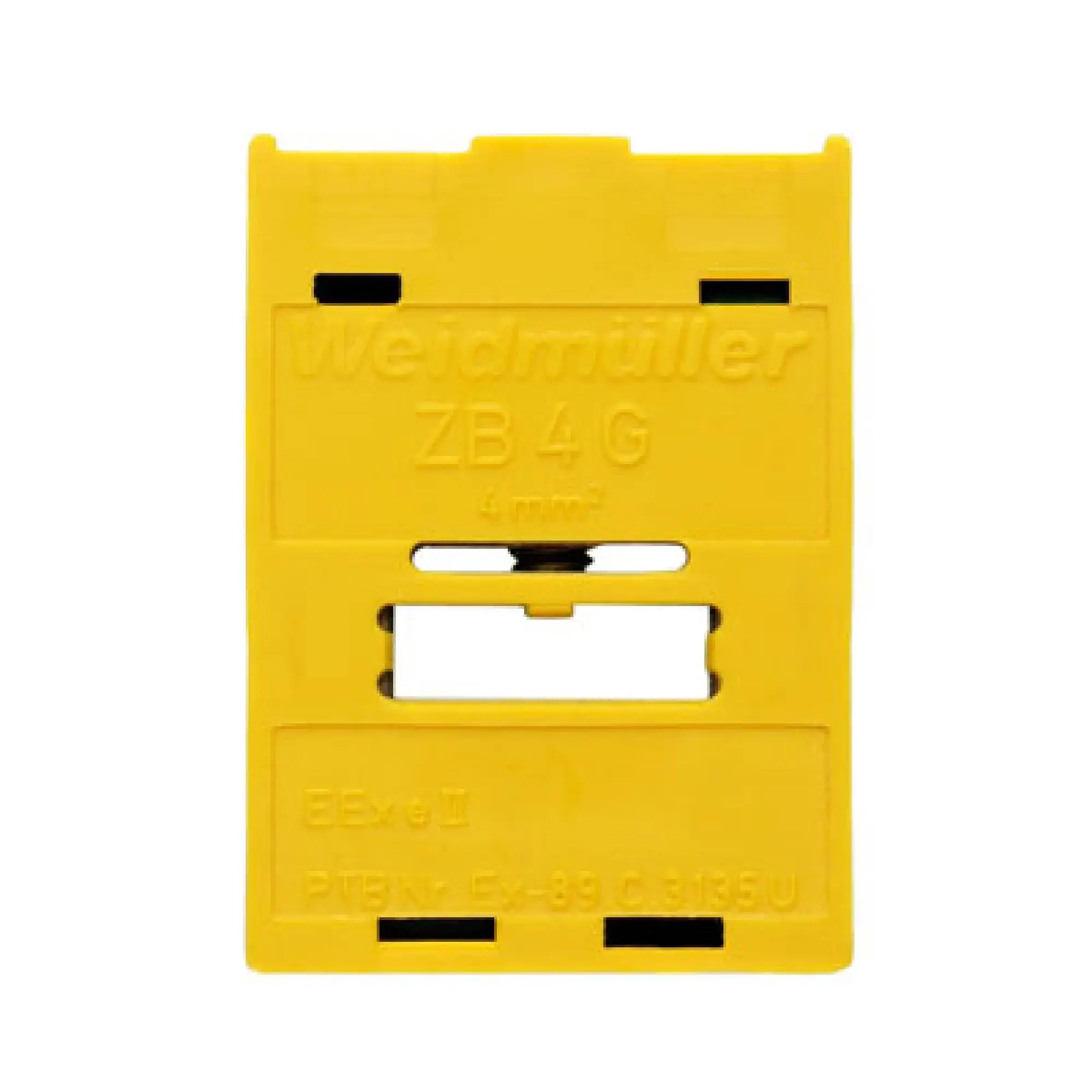 Weidmüller 0322160000 Clamping yoke (bus-bar), Clamping yoke, Green/yellow, 4 mm², Width: 7.4 mm, M 3, Steel (img_001) Weidmüller 0322160000 Clamping yoke (bus-bar), Clamping yoke, Green/yellow, 4 mm², Width: 7.4 mm, M 3, Steel (img_001)