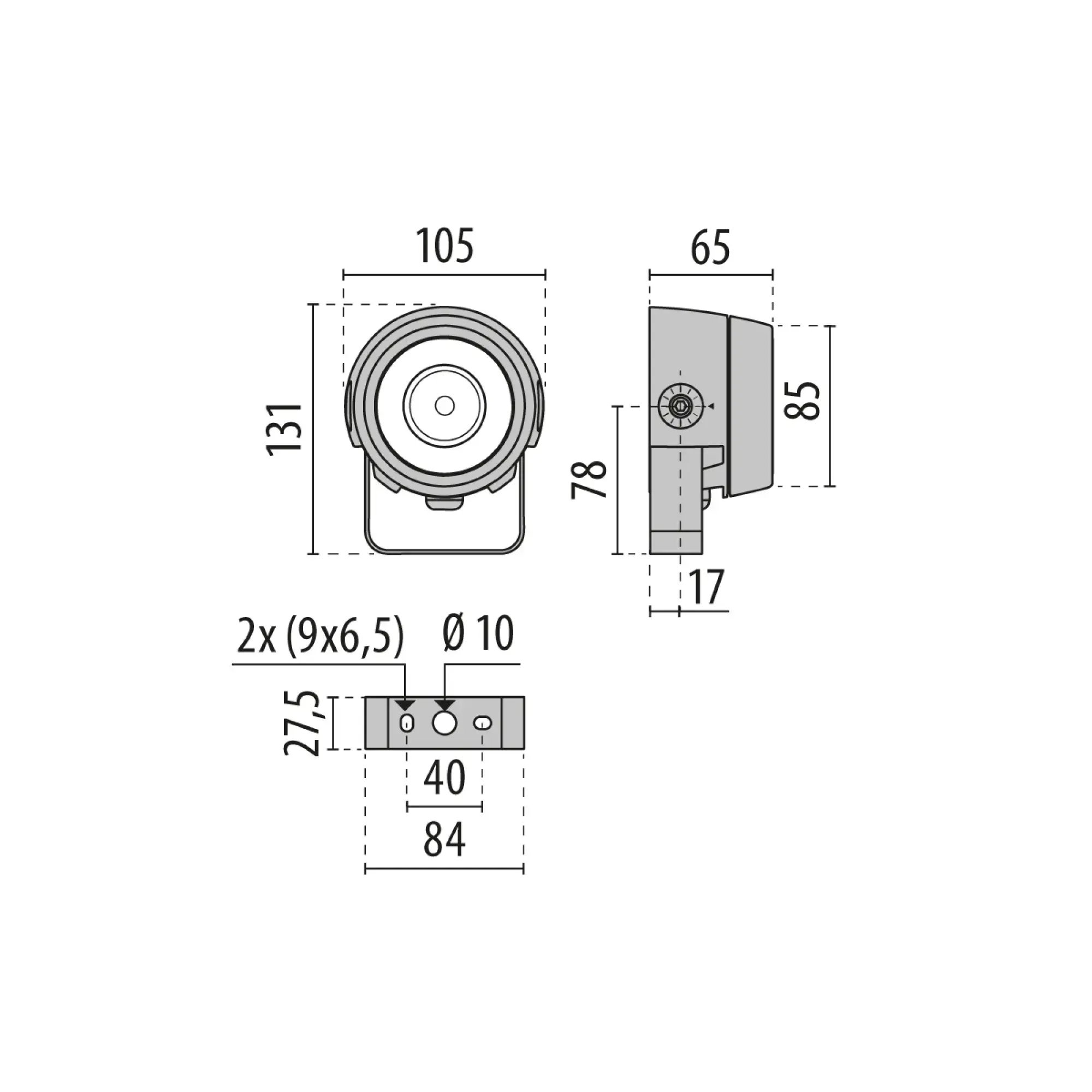 Performance iN Lighting 3113655 LED-Scheinwerfer 2700-5700K 5W TW runde Optik medium 3113655 (img_003)