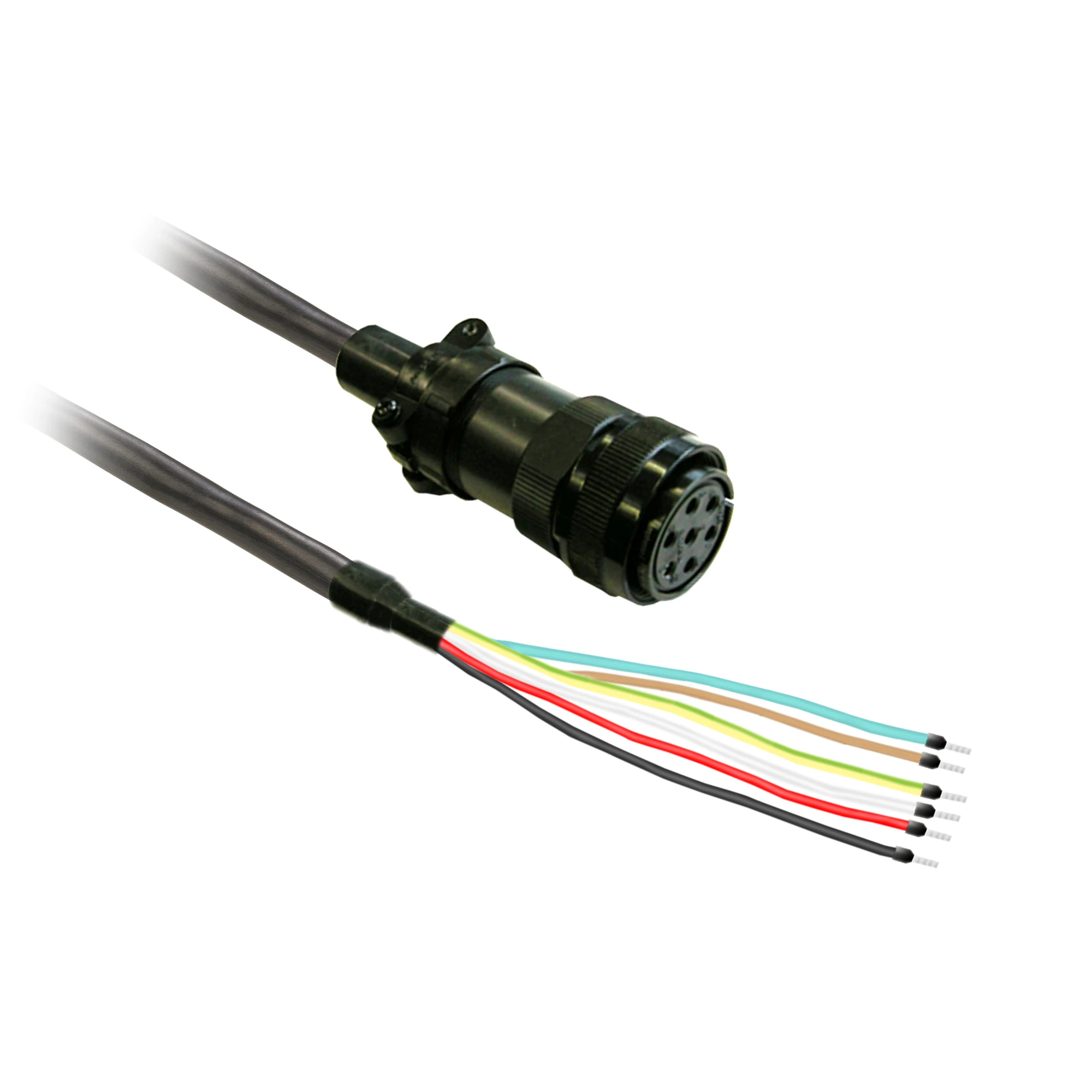 Schneider Electric VW3M5D2FR30 Power cable 3m shielded, 4x1.3mm2, BCH2 MIL connection with brake (img_001) Schneider Electric VW3M5D2FR30 Power cable 3m shielded, 4x1.3mm2, BCH2 MIL connection with brake (img_001)