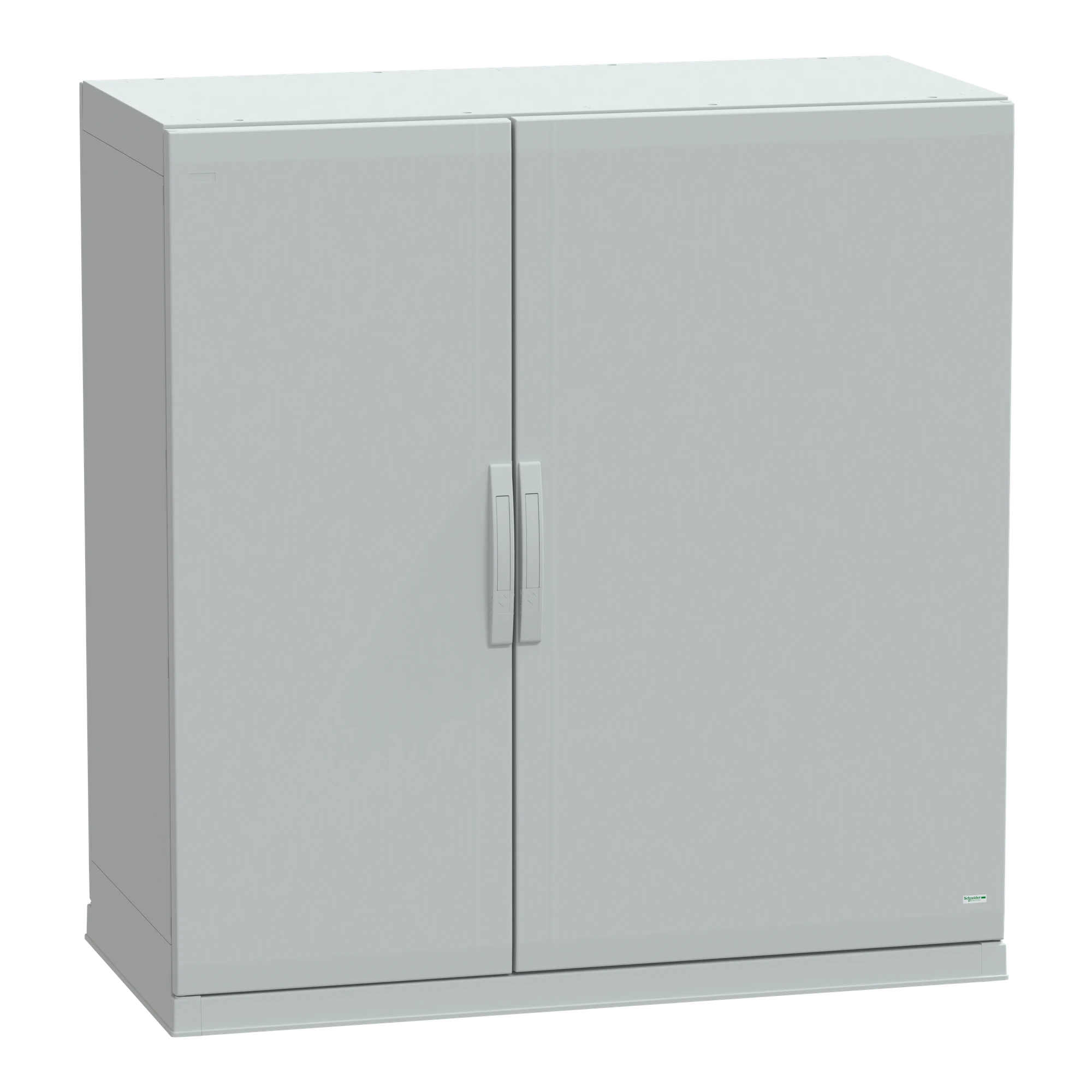 Schneider Electric NSYPLAZ12126G Polyester Enclosure freestanding Vers.PLAZ with base, bottom open 1250x1250x620 IP54 (img_001)