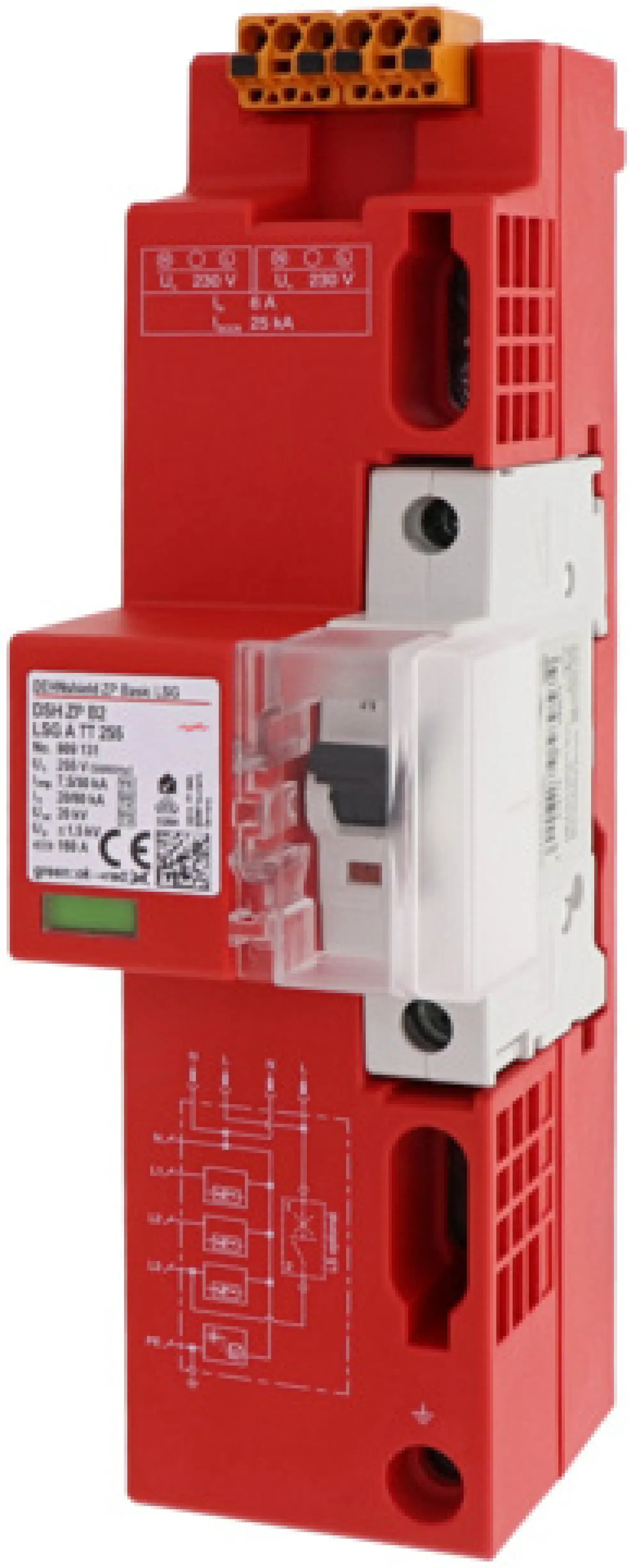 Dehn 909131 Type 1+2+3 comb. arr. DEHNshield ZP + LS Basic 2 LSG for TT and TN-S systems (img_001)